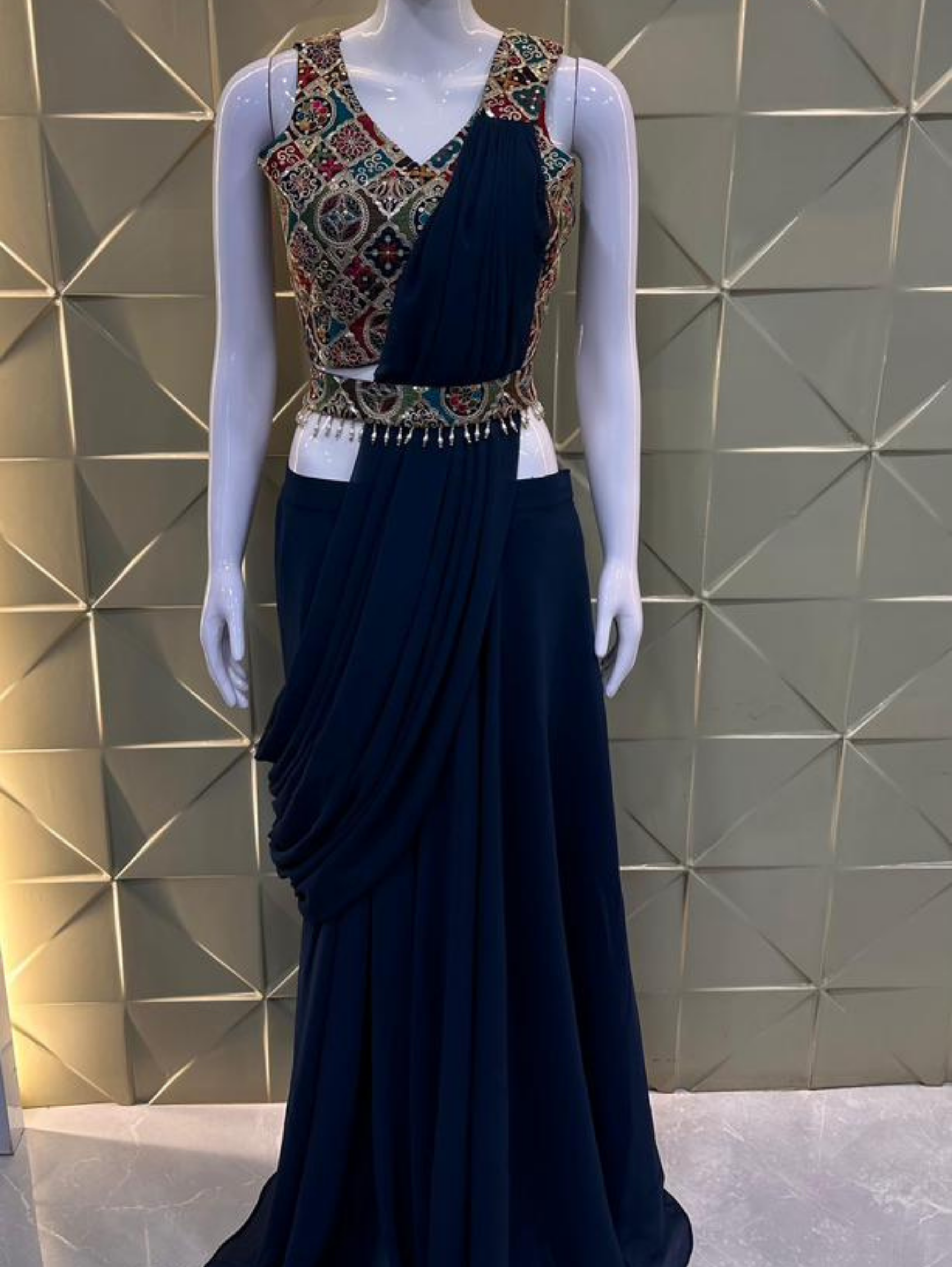 Image of Georgette Traditional 3 Piece