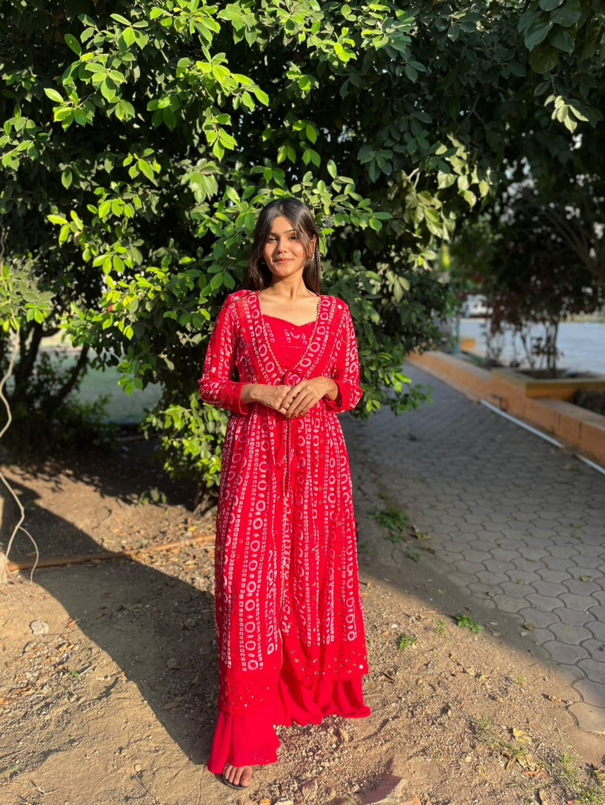 Georgette Traditional 3 piece