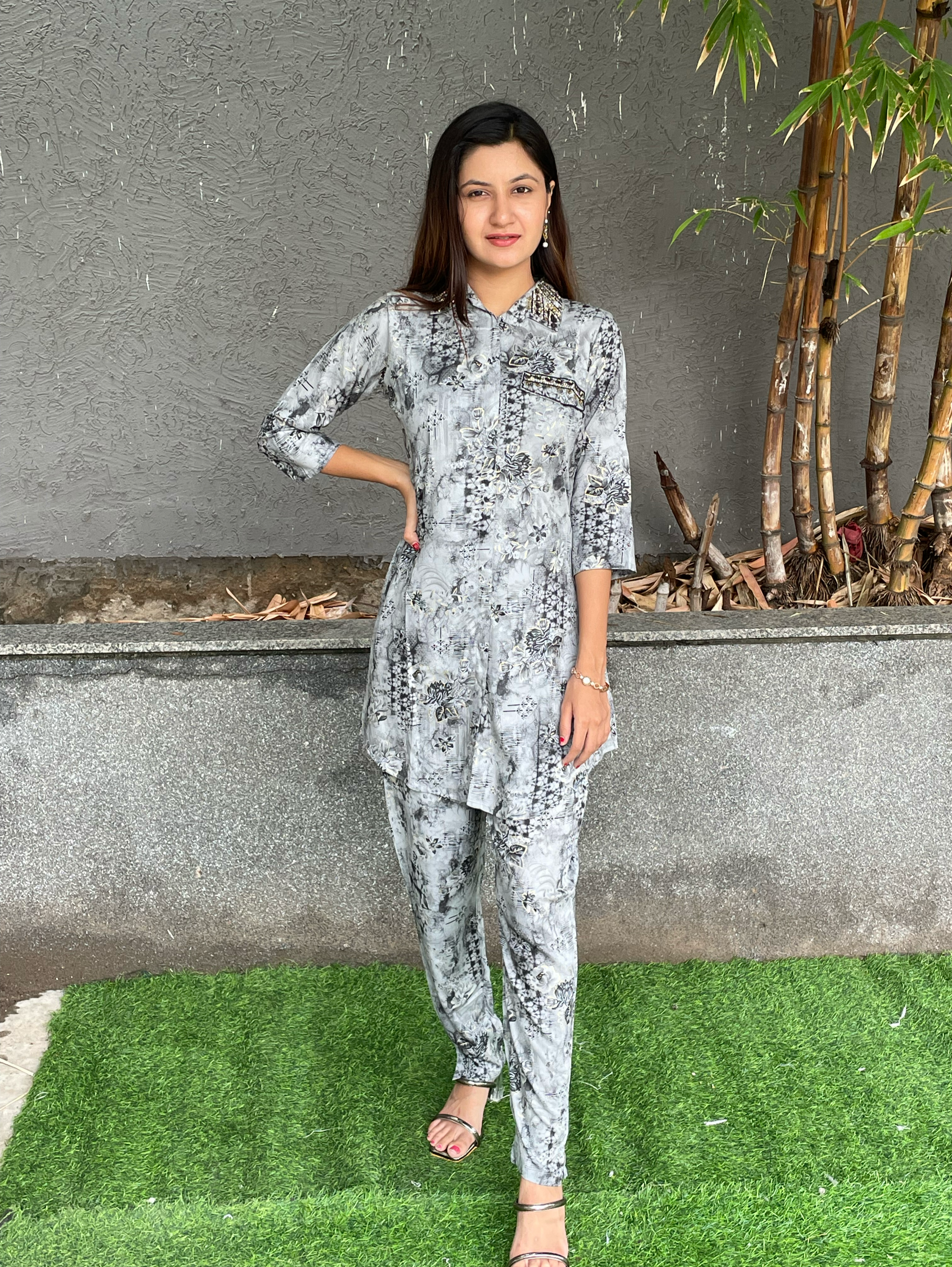 Rayon Coords with Embroidery work