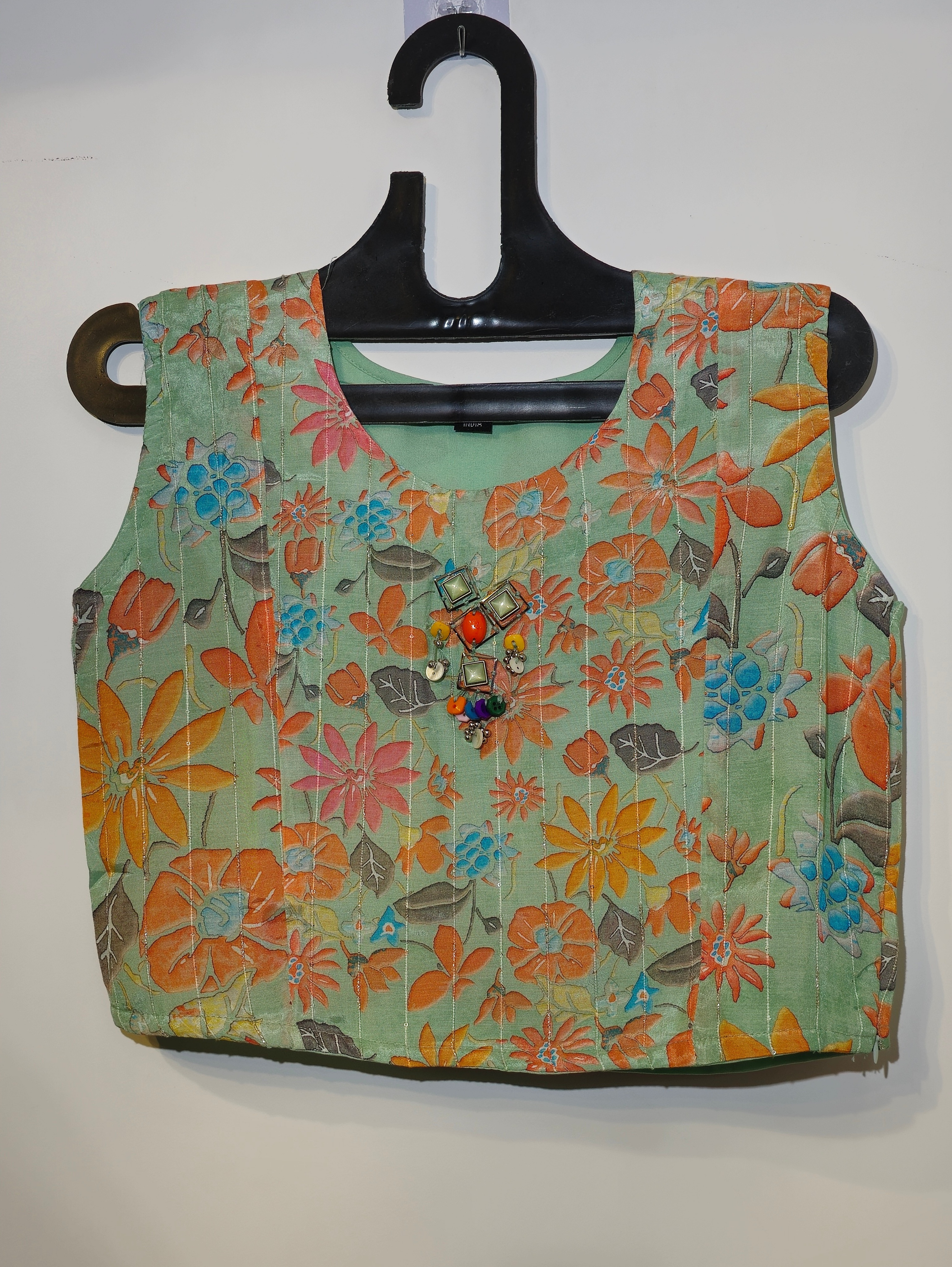 Image of Designer Kaftan Muslin Coord Set