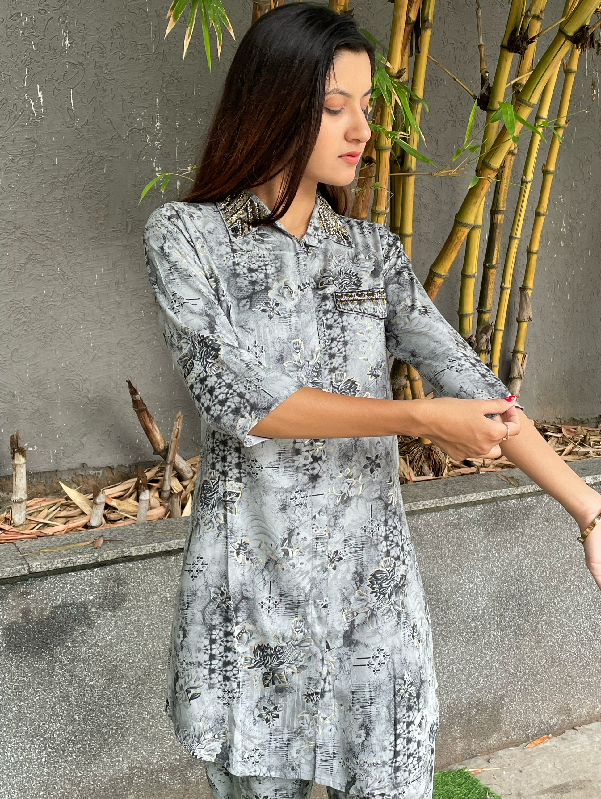Rayon Coords with Embroidery work
