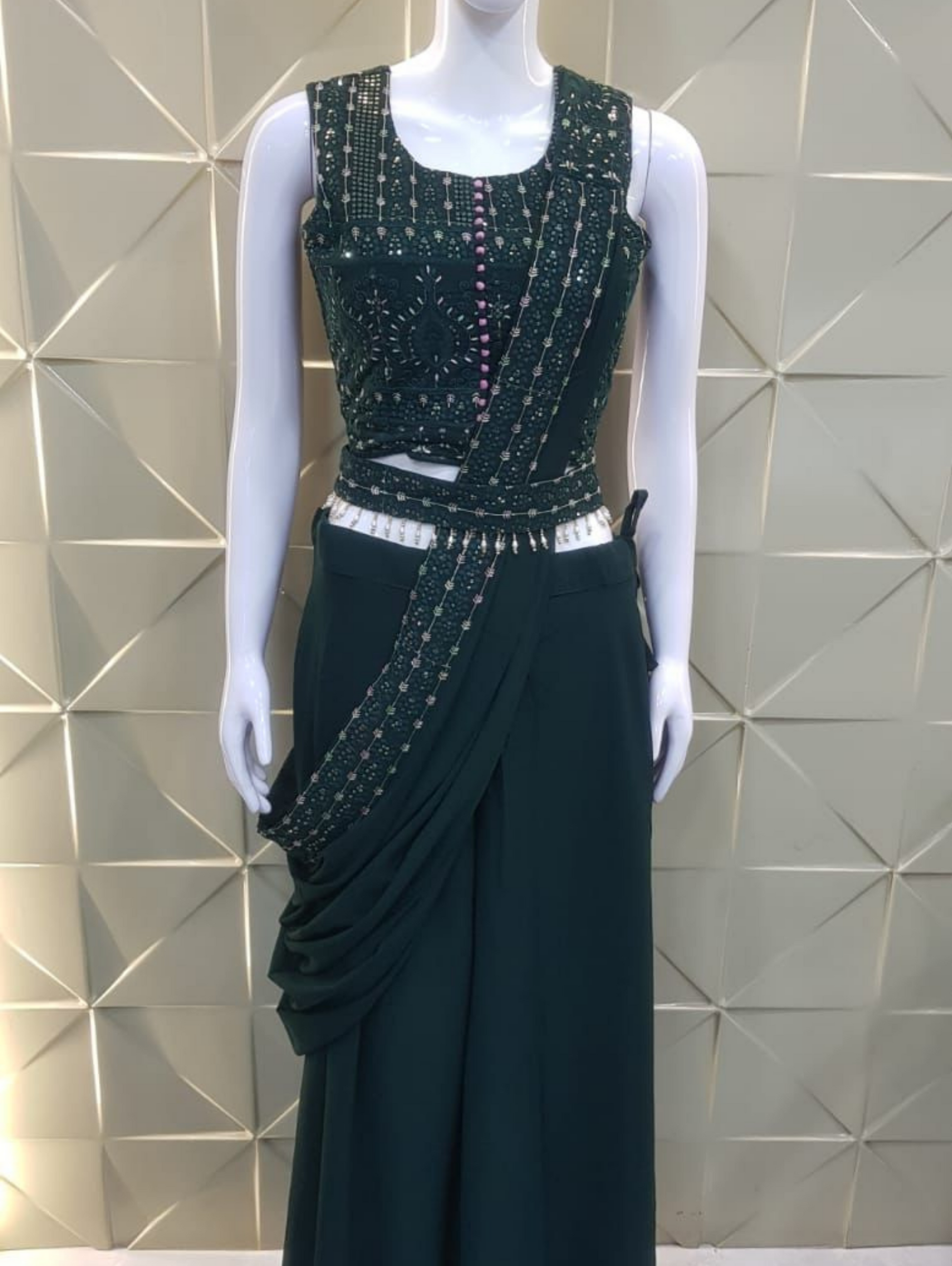 Designer Georgette Traditional 3 Piece