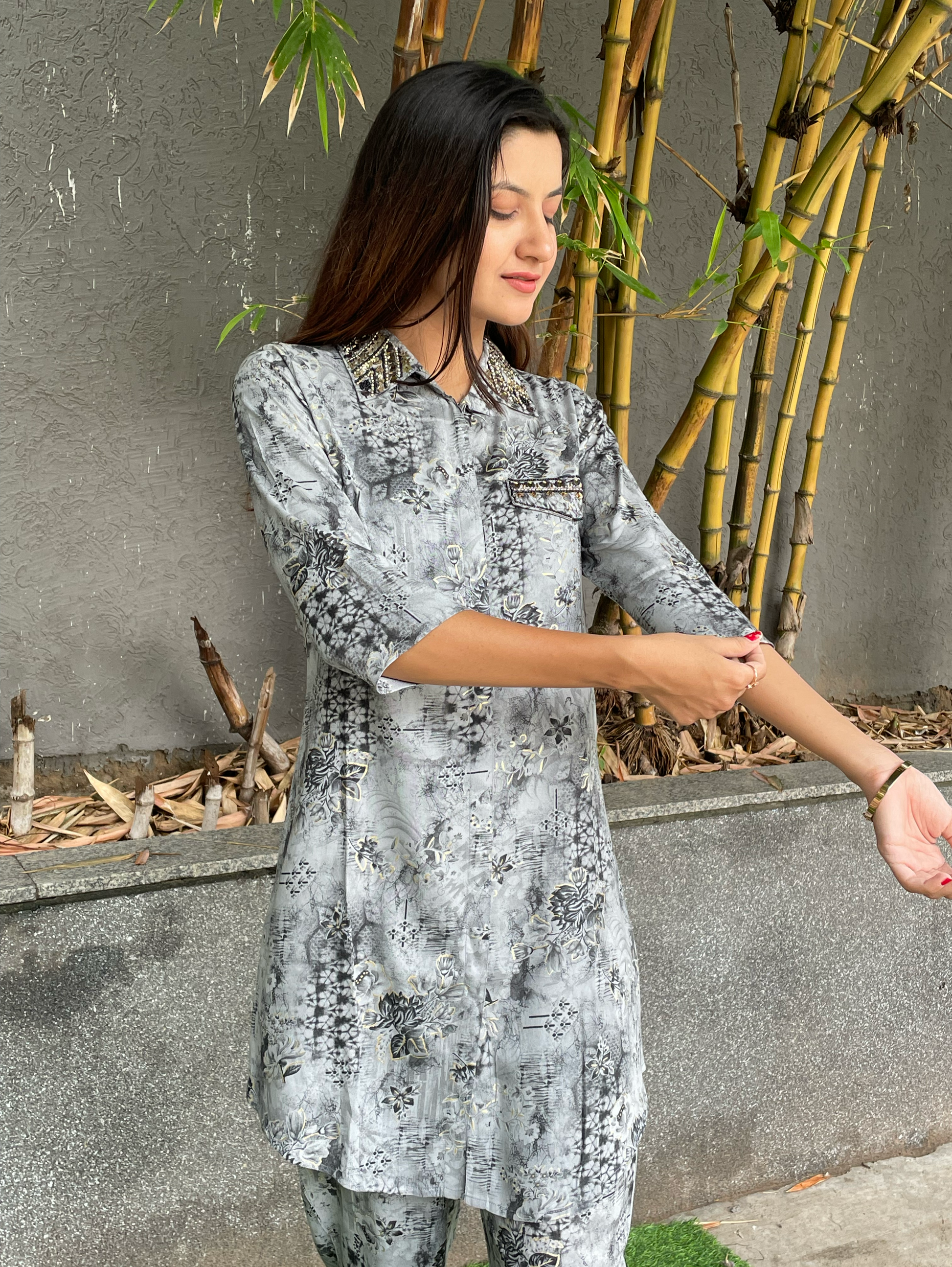 Rayon Coords with Embroidery work