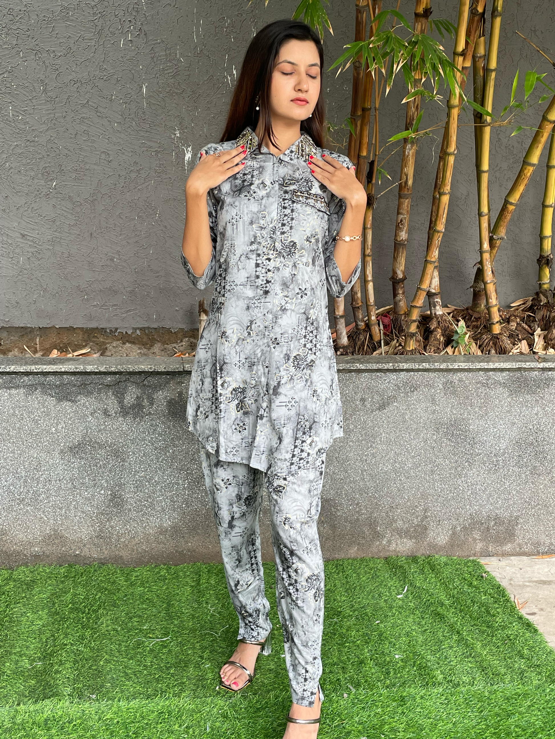 Rayon Coords with Embroidery work