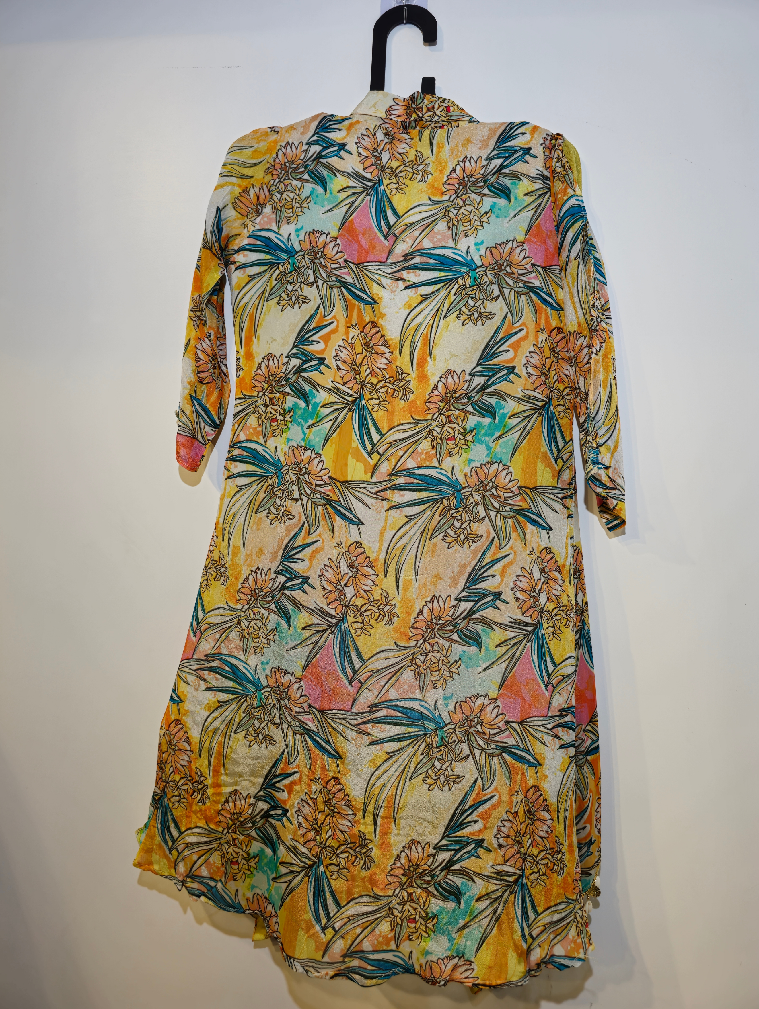 Image of Designer Afghani Chinnon Coord Set