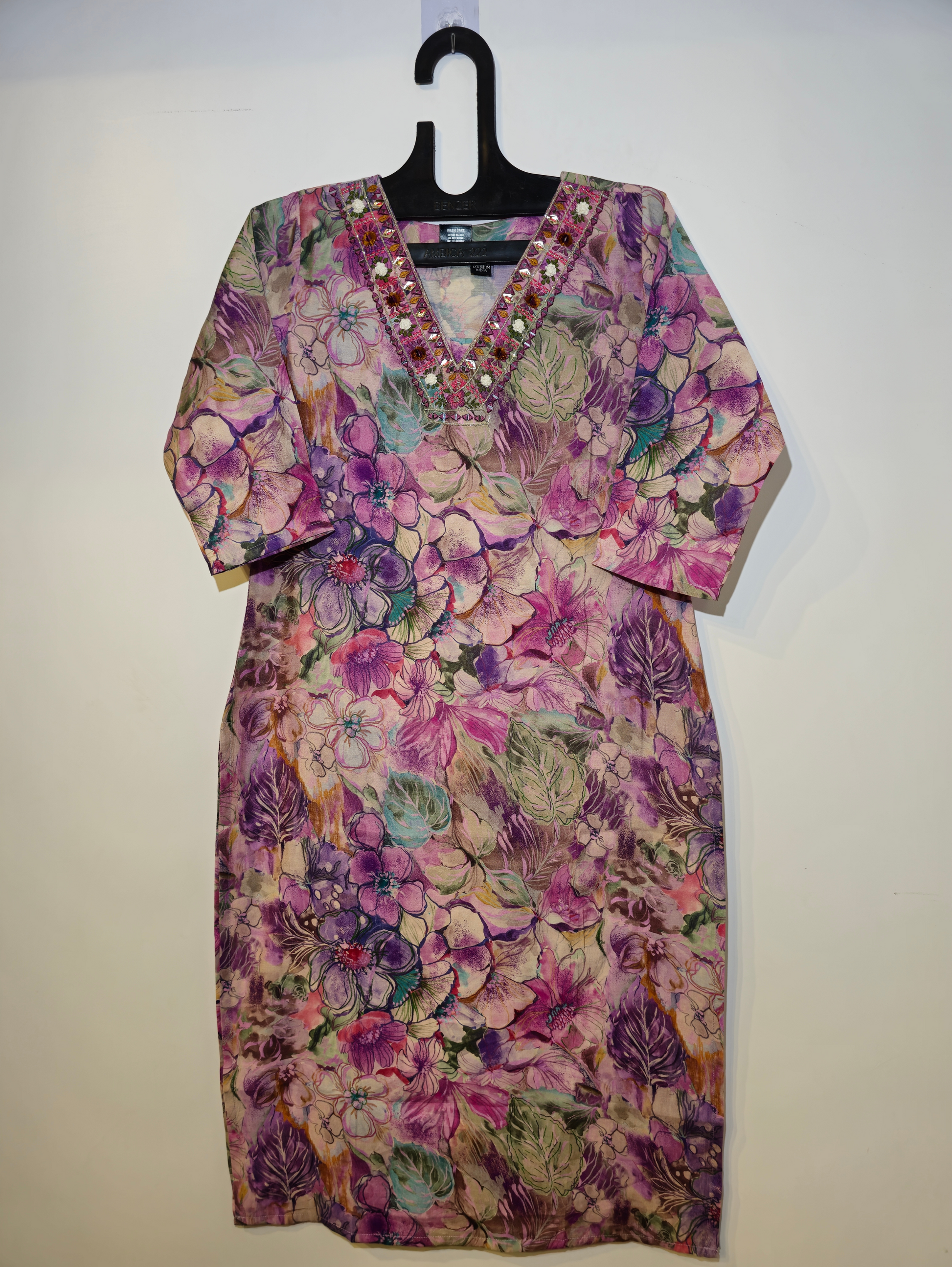 Designer Muslim Straight Kurti