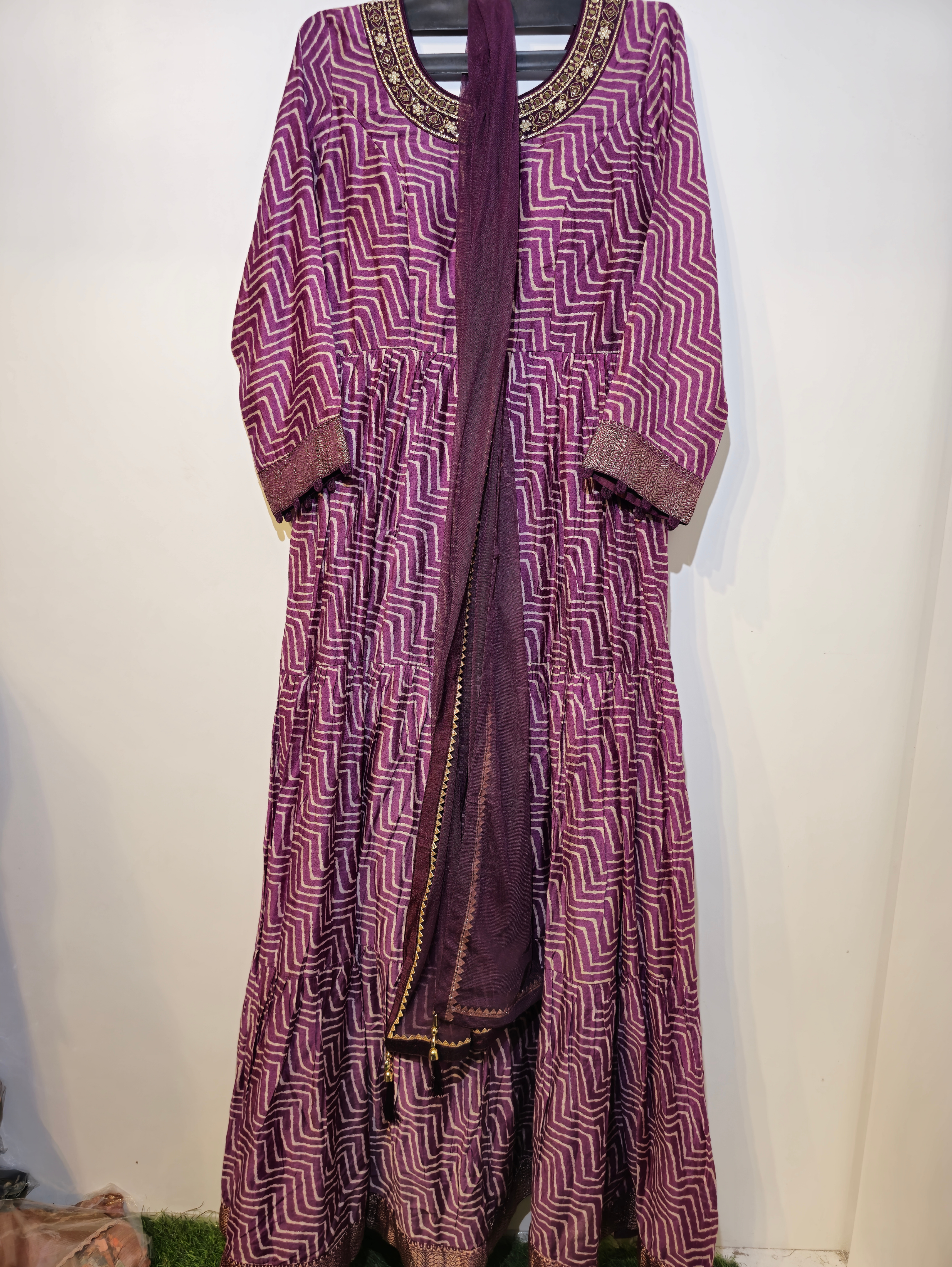 Designer Muslin Gown