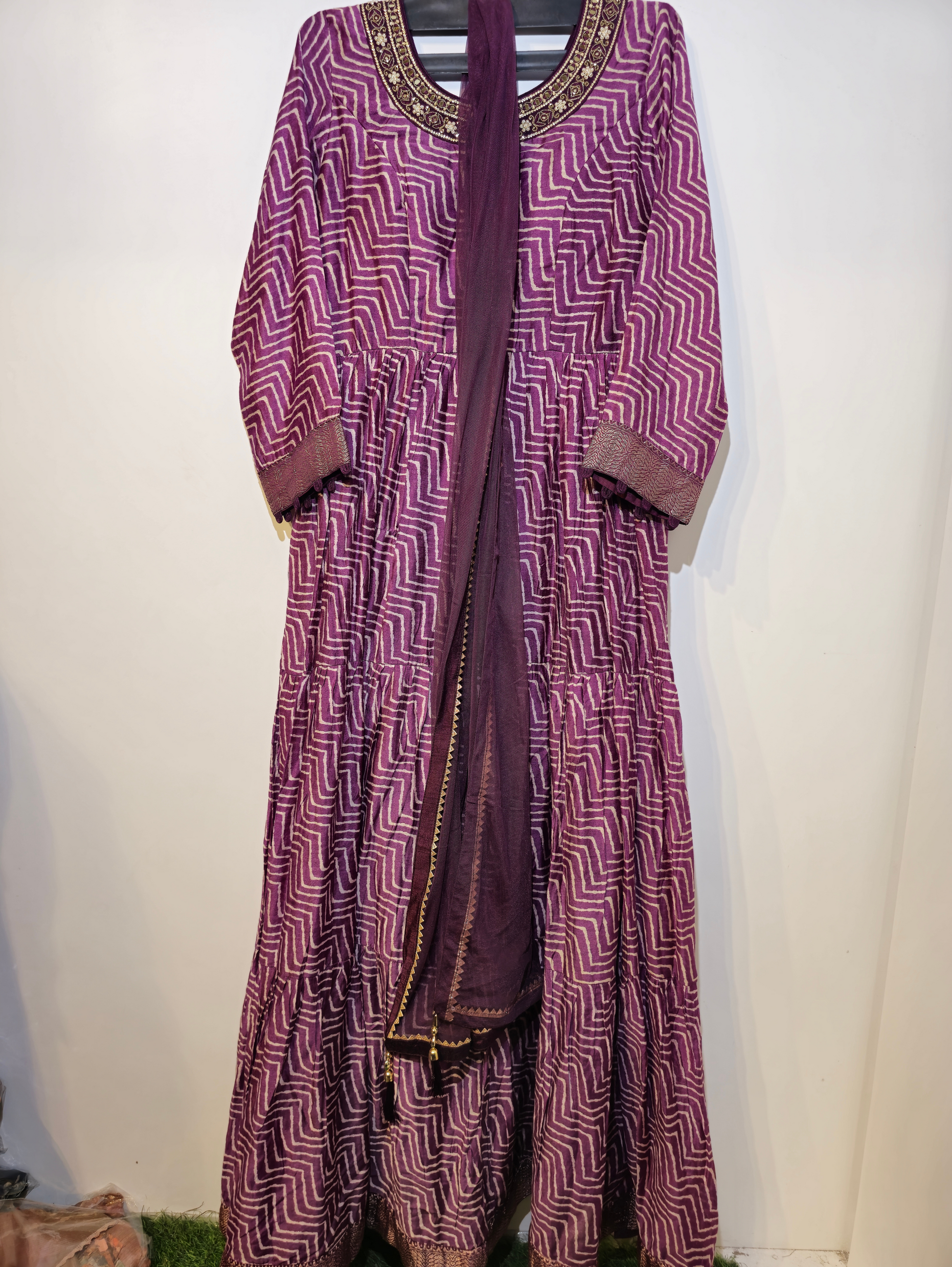 Designer Muslin Gown