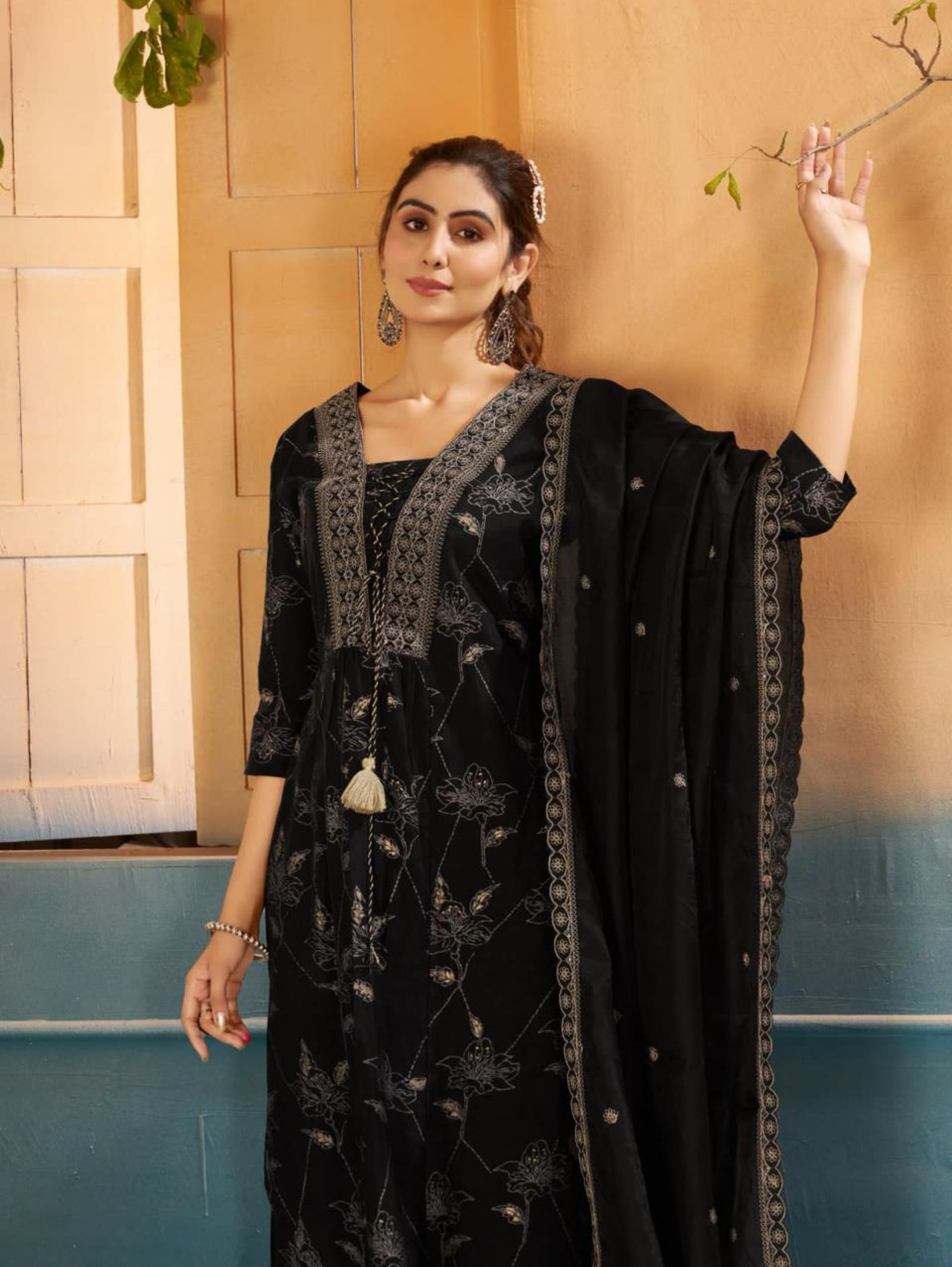 Image of Premium Designer Traditional Kurti Set