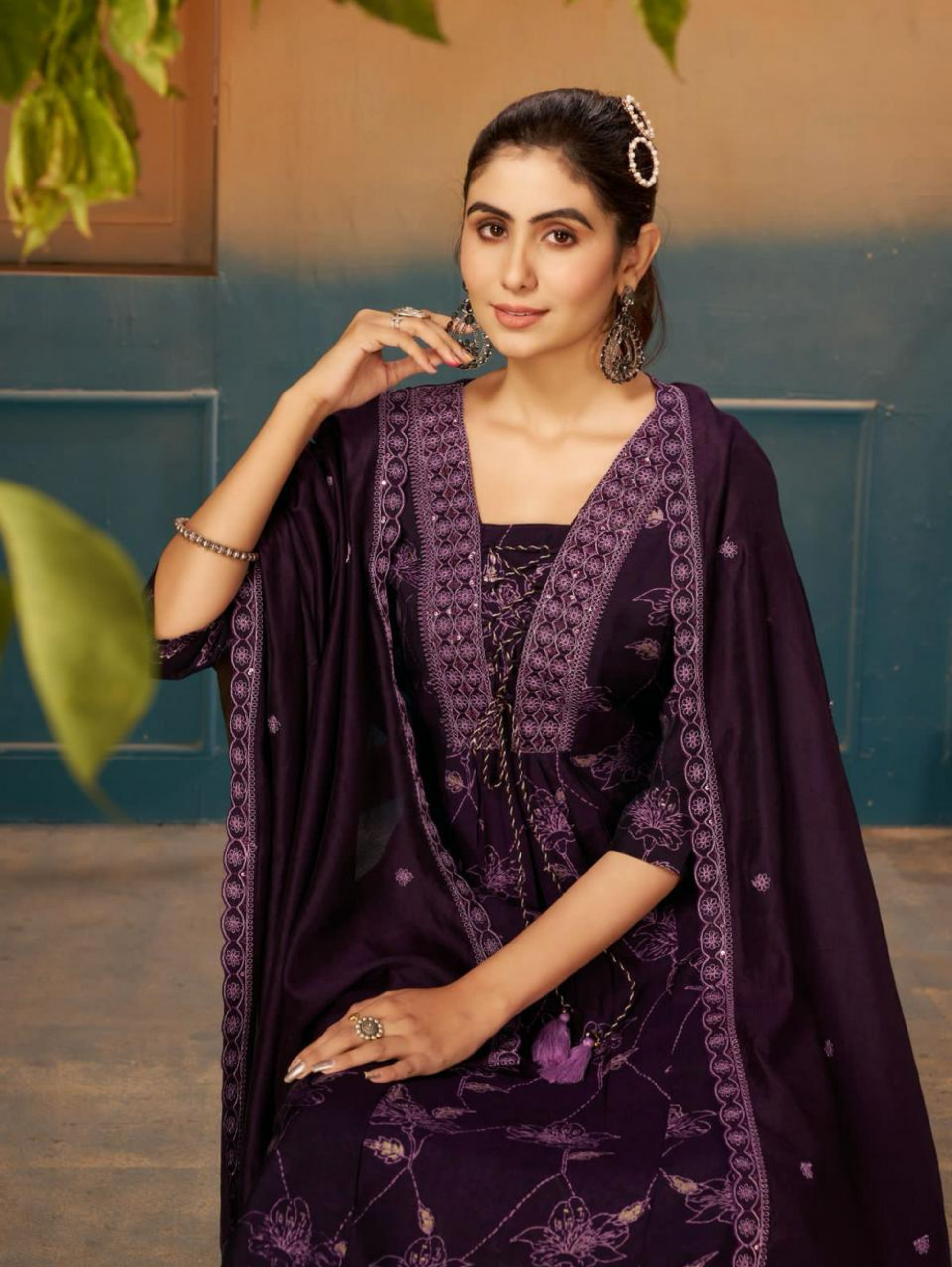 Premium Designer Traditional Kurti Set