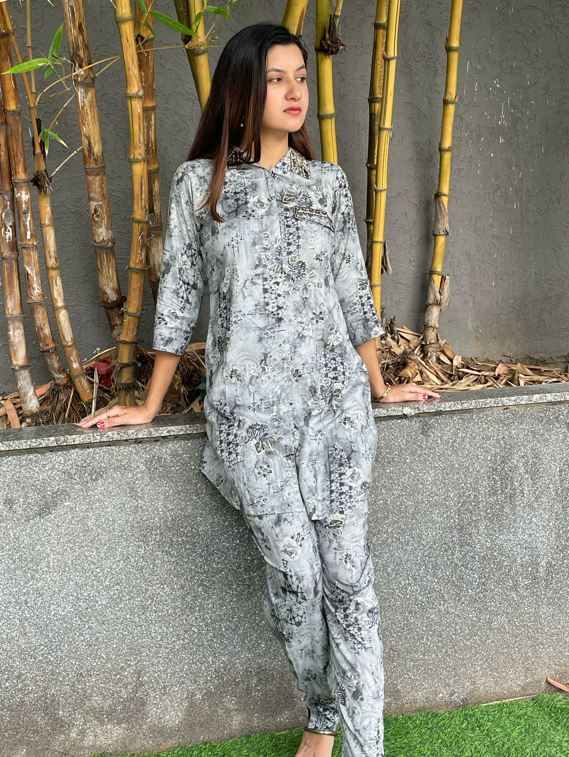 Rayon Coords with Embroidery work