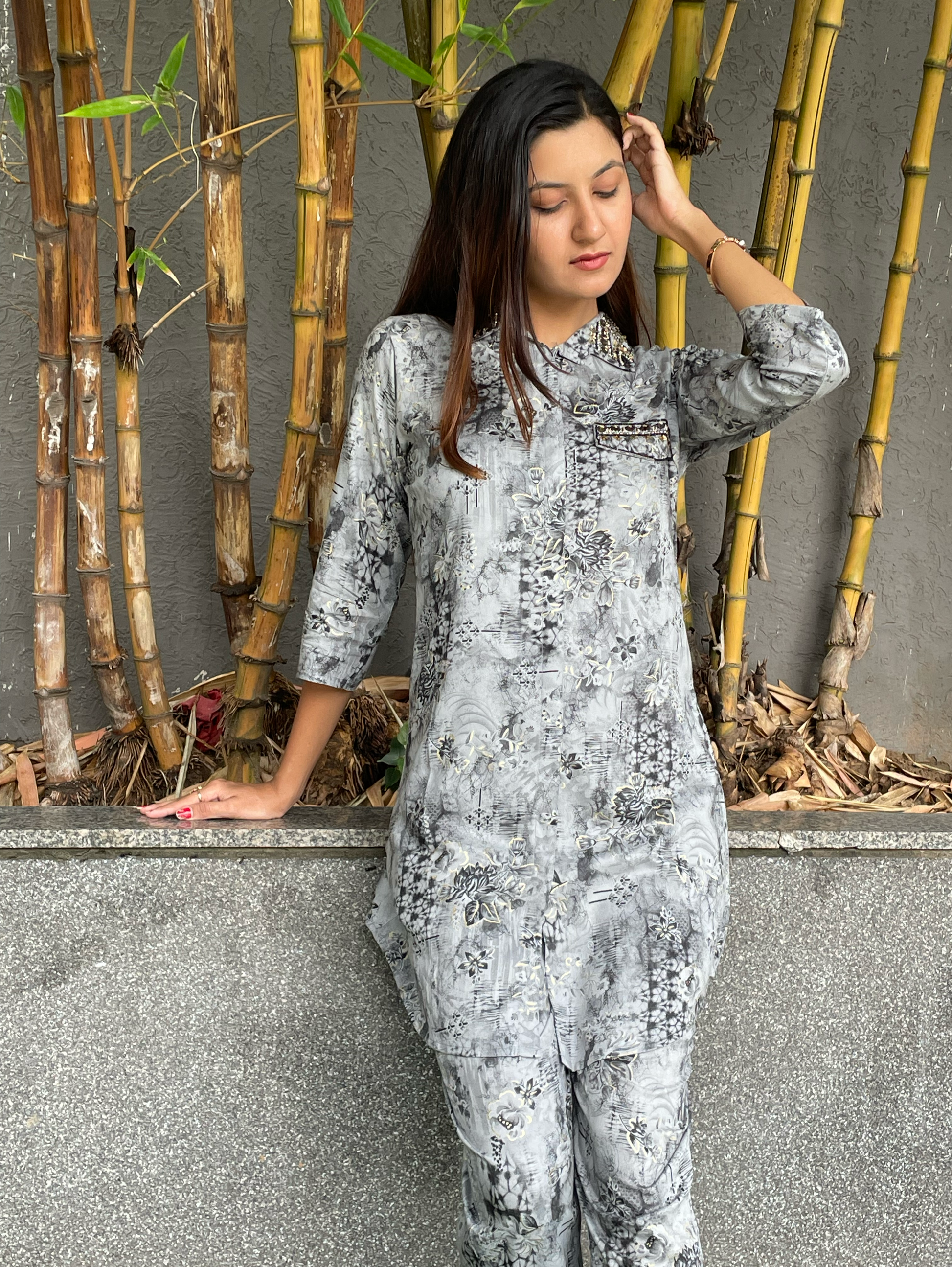 Rayon Coords with Embroidery work