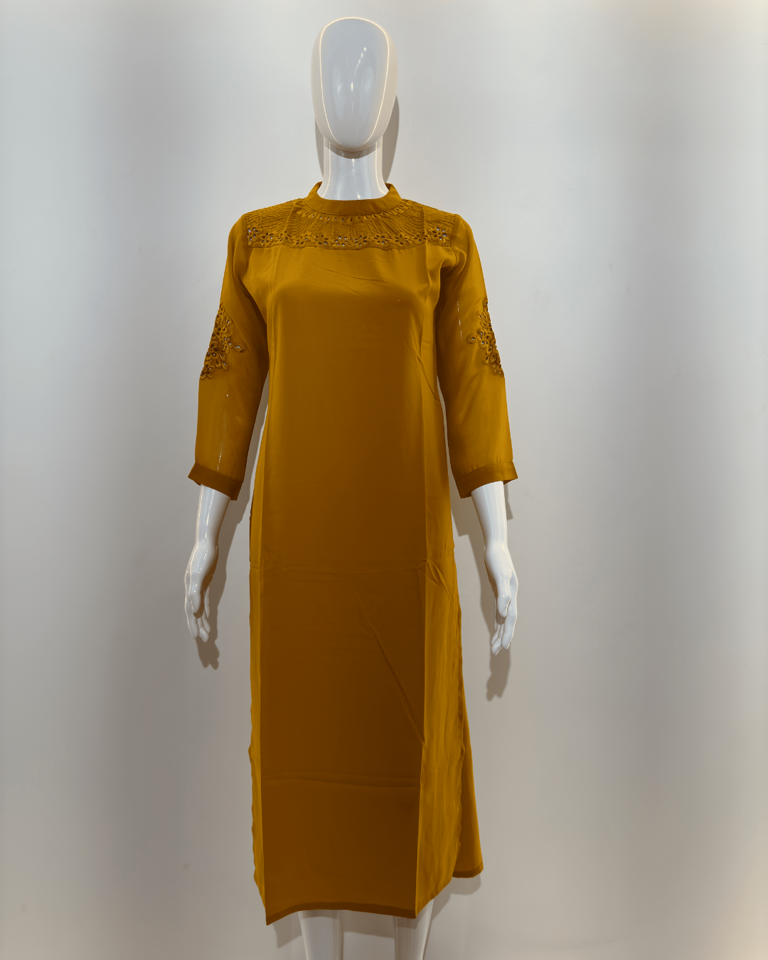 Image of Unique Georgette Straight Kurti