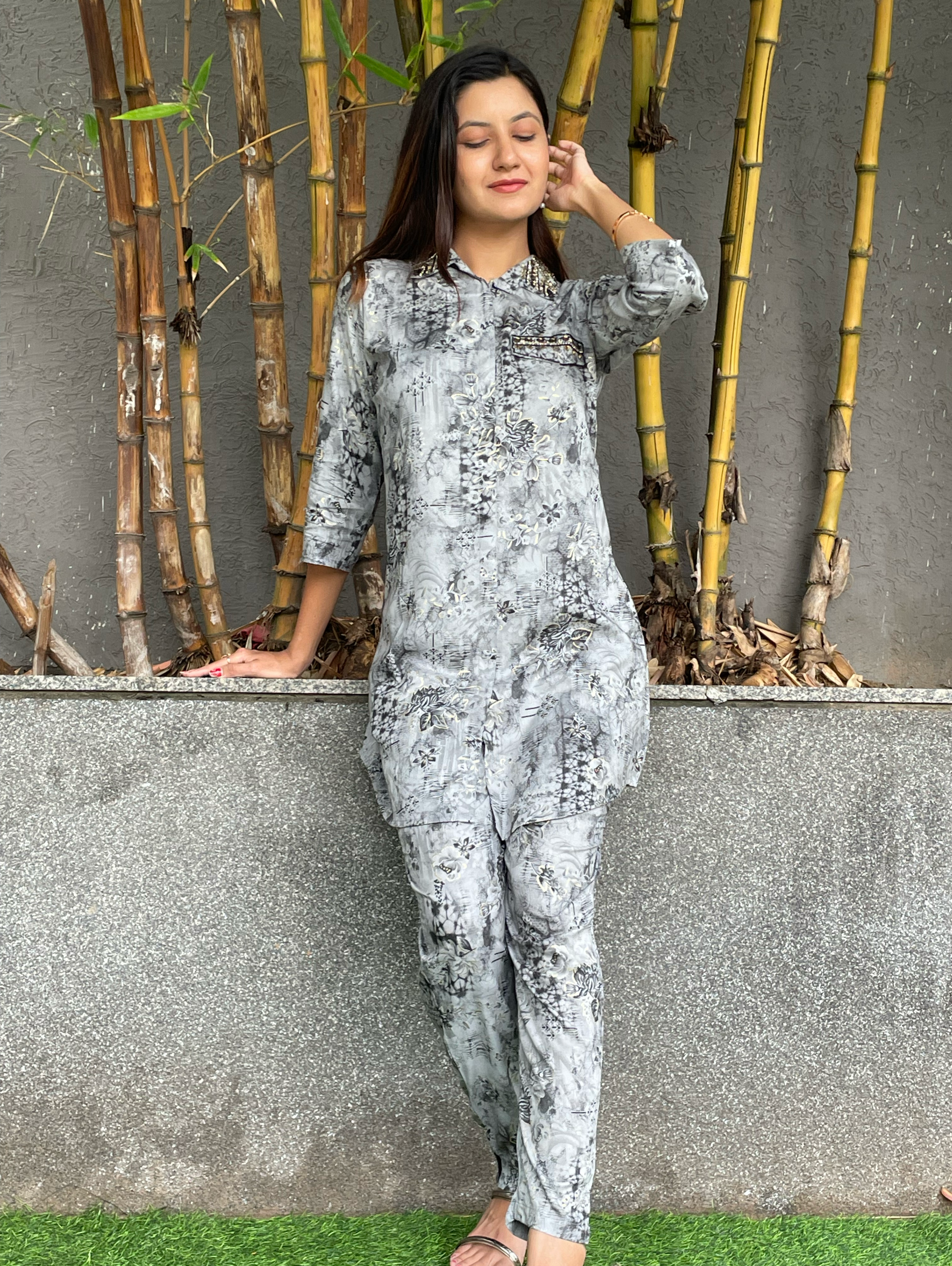 Rayon Coords with Embroidery work