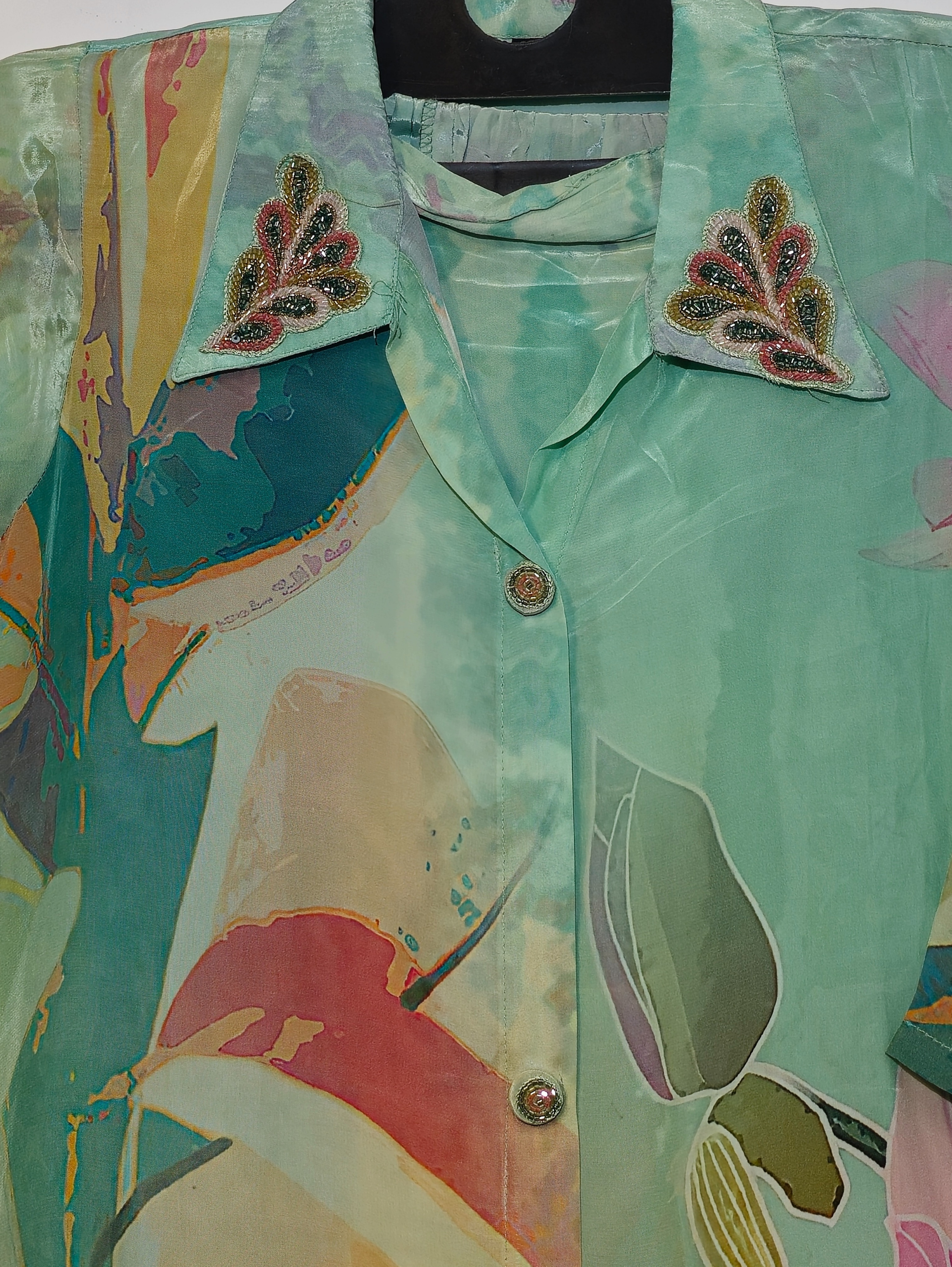 Image of Designer Crepe Coord Set