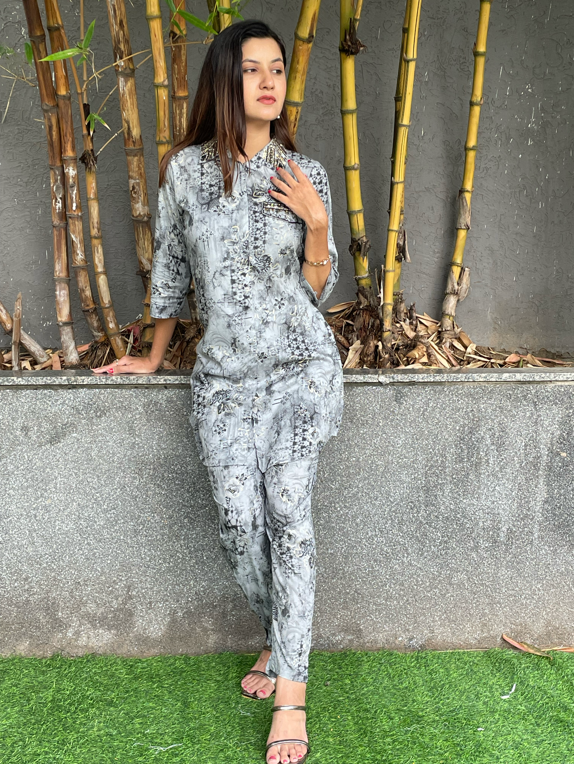 Rayon Coords with Embroidery work
