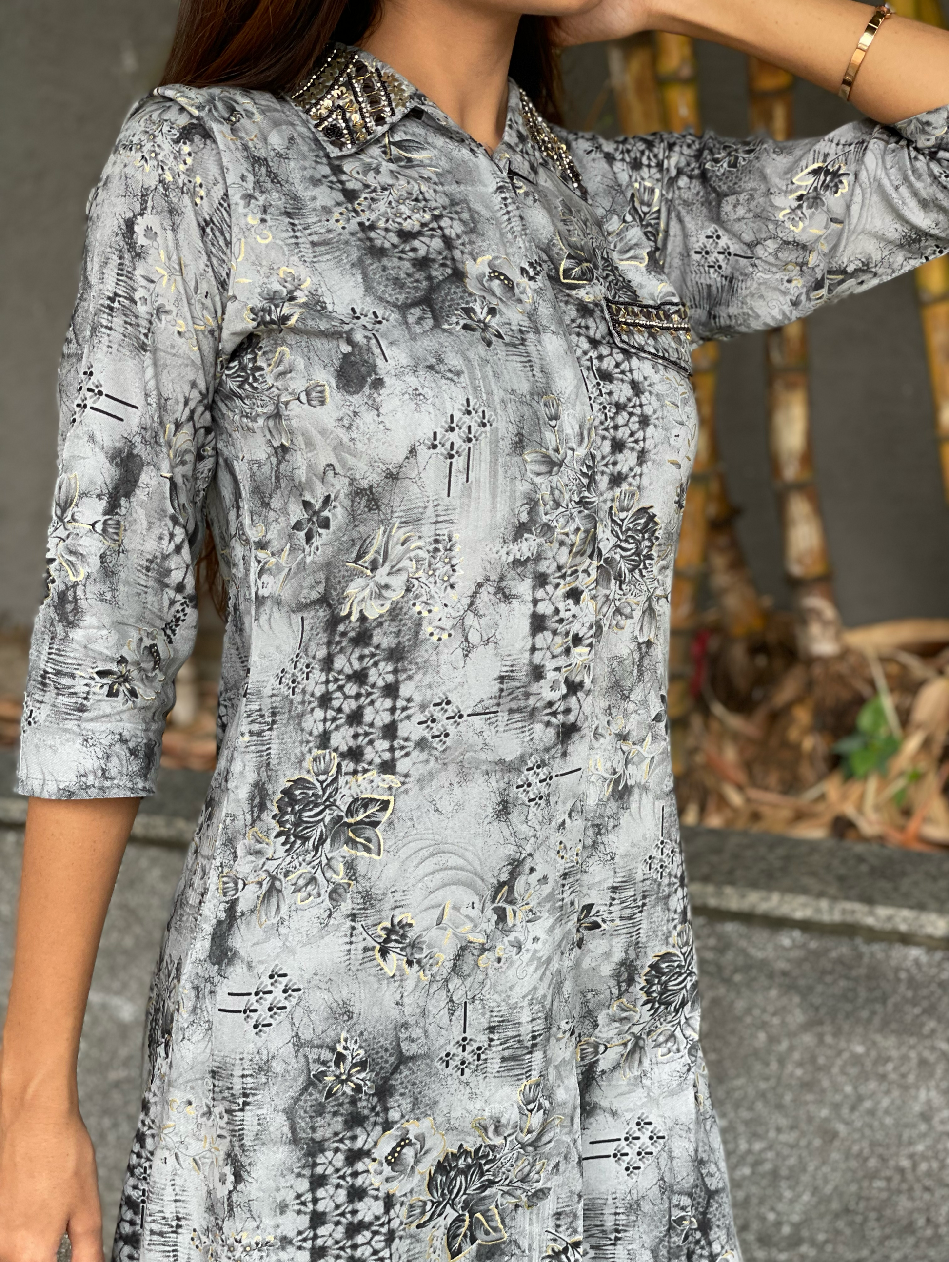 Rayon Coords with Embroidery work