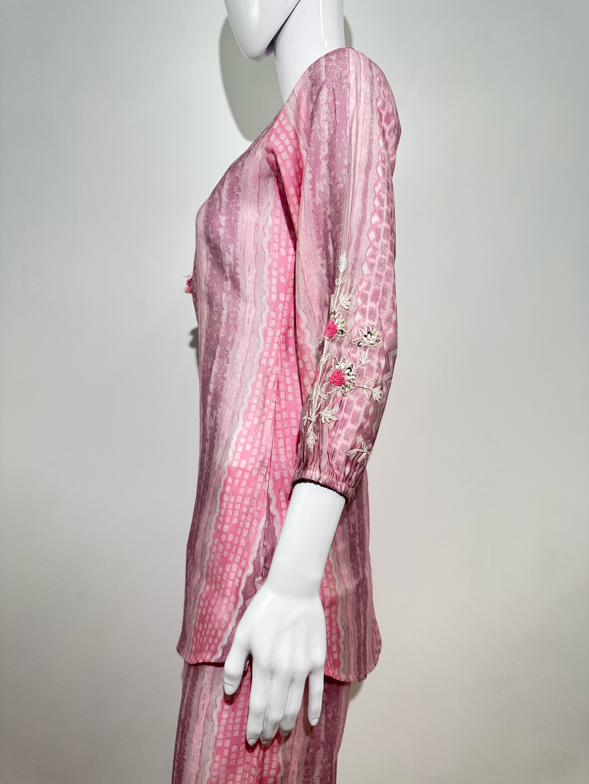 Muslin Coords with Sleeve and Accessories work