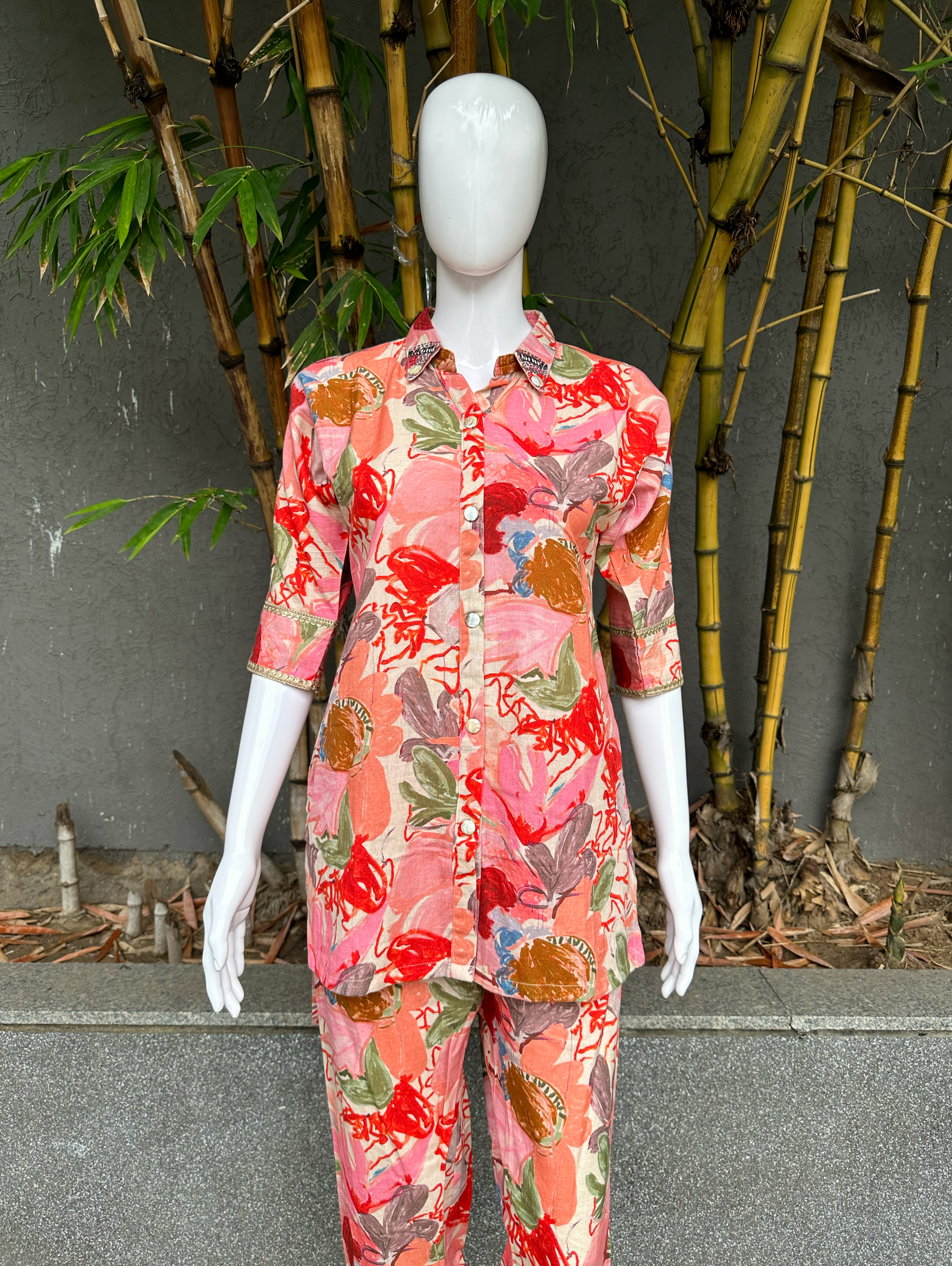 Linen Cotton with Accessories Coords