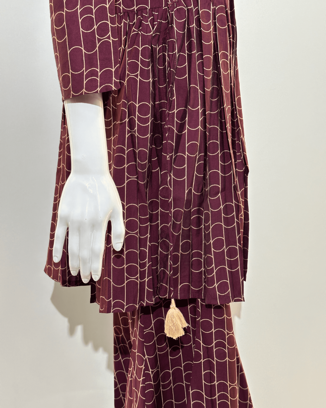 Wine Alia Cut Coords - 2 Piece