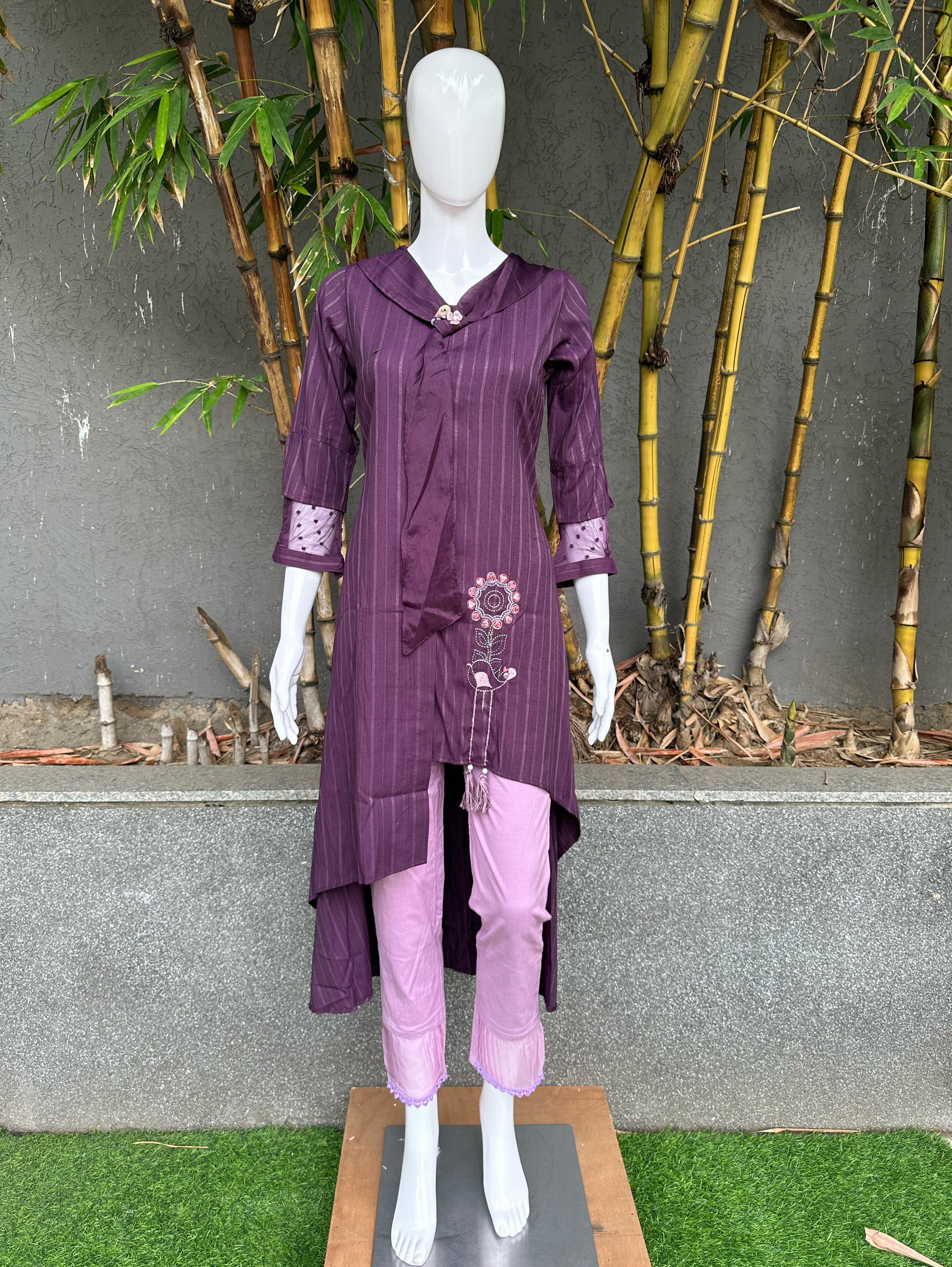 Image of Rayon With Accessories work Pant Pair