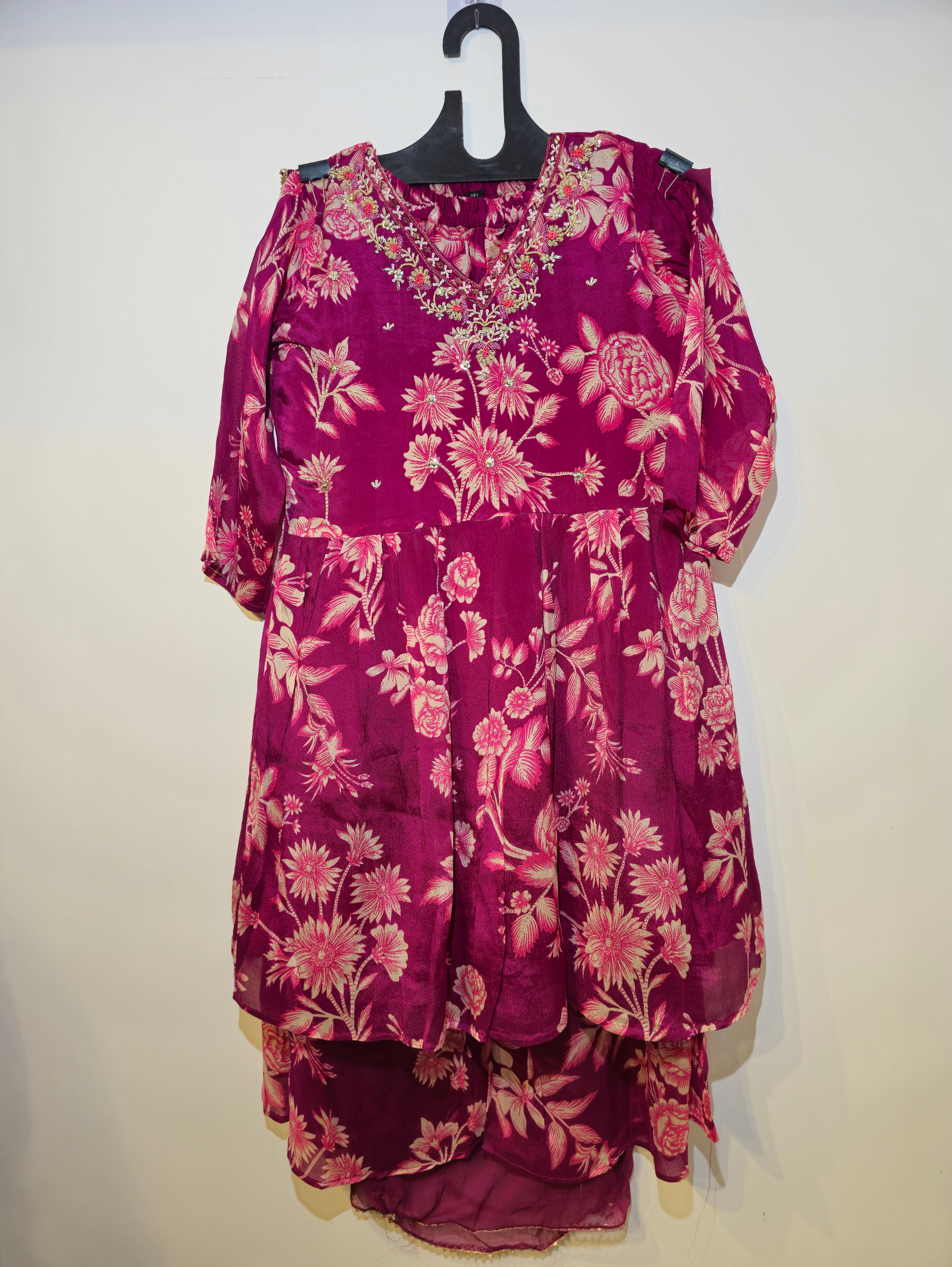 Designer Georgette Set with work - 3 Piece