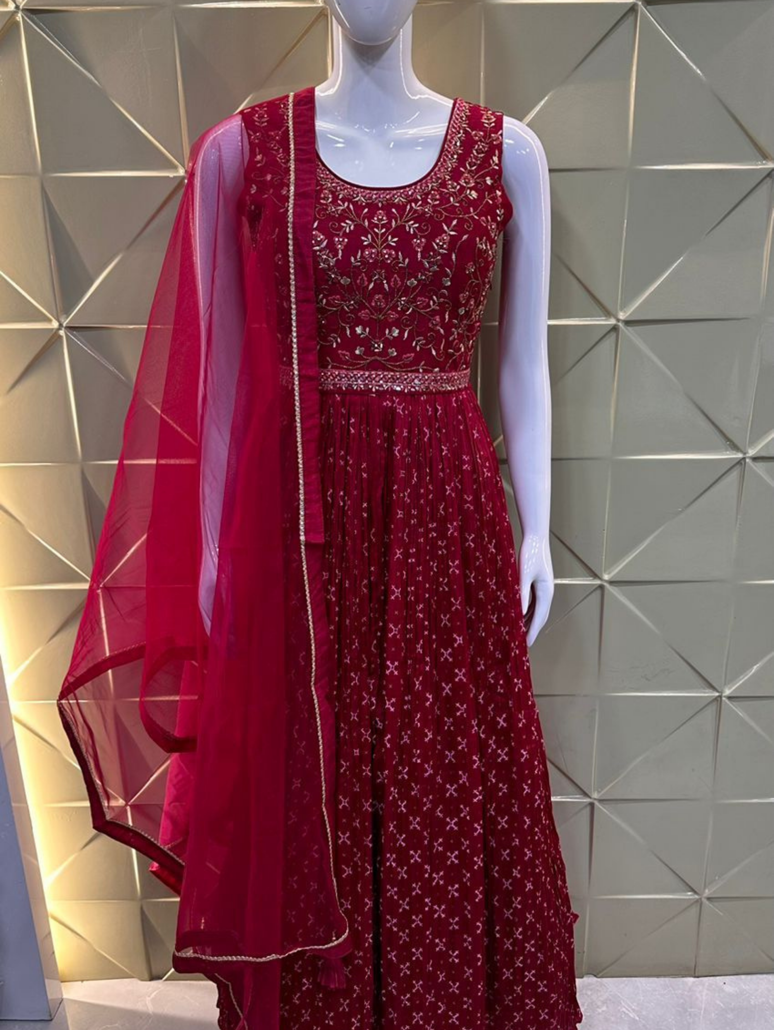 Image of Georgette Traditional 3 Piece