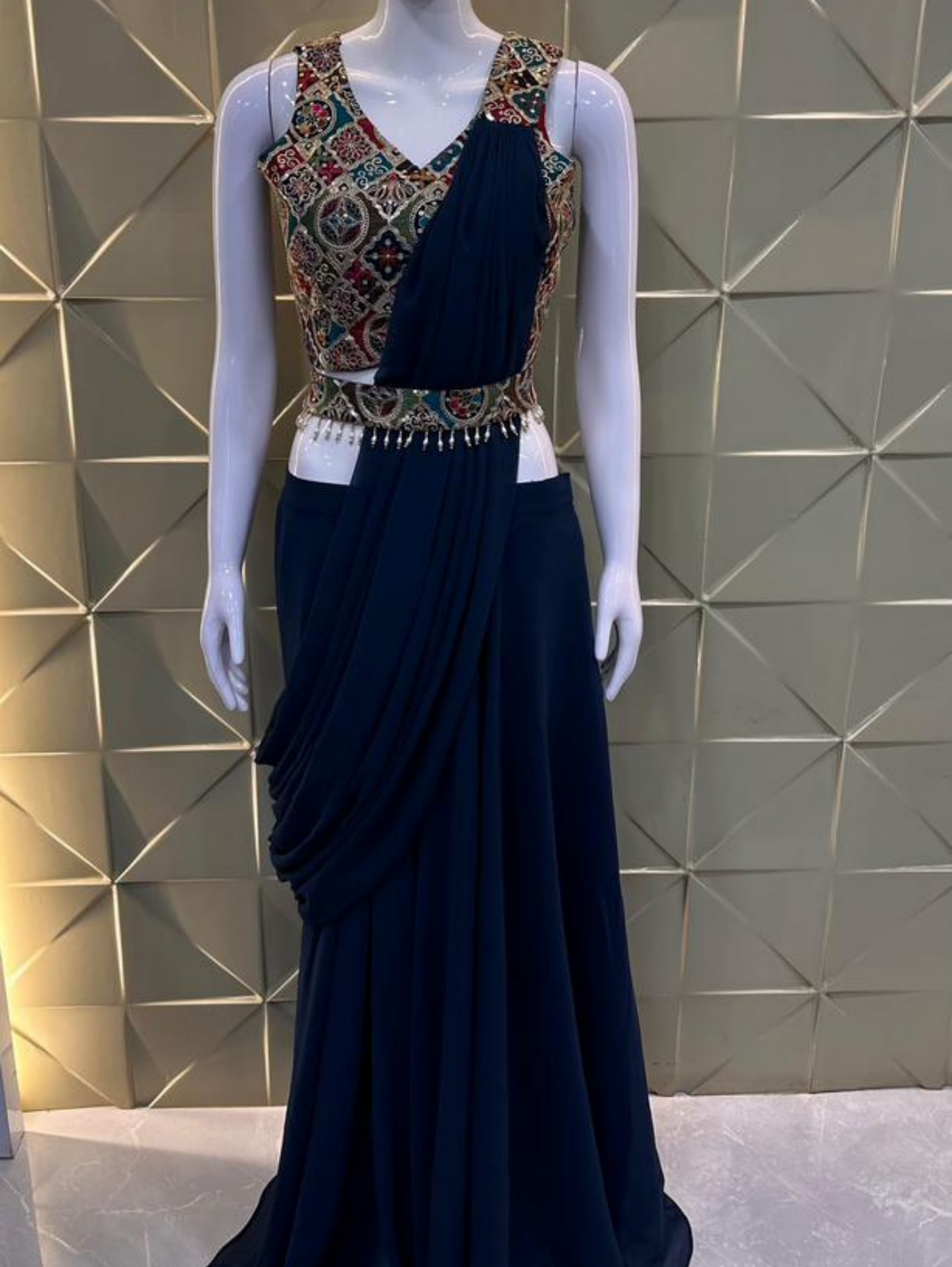 Georgette Traditional 3 Piece