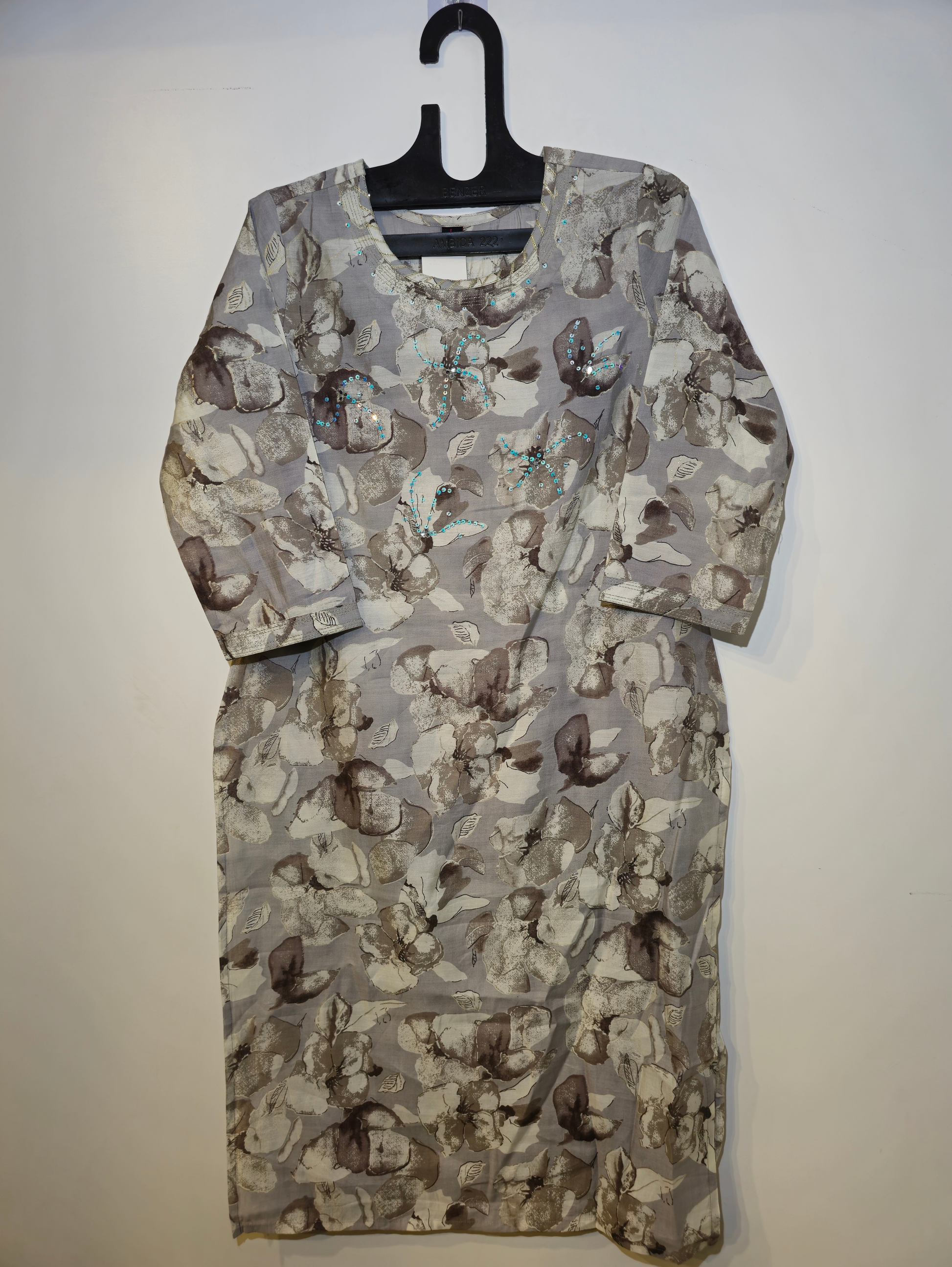 Designer Muslim Straight Kurti