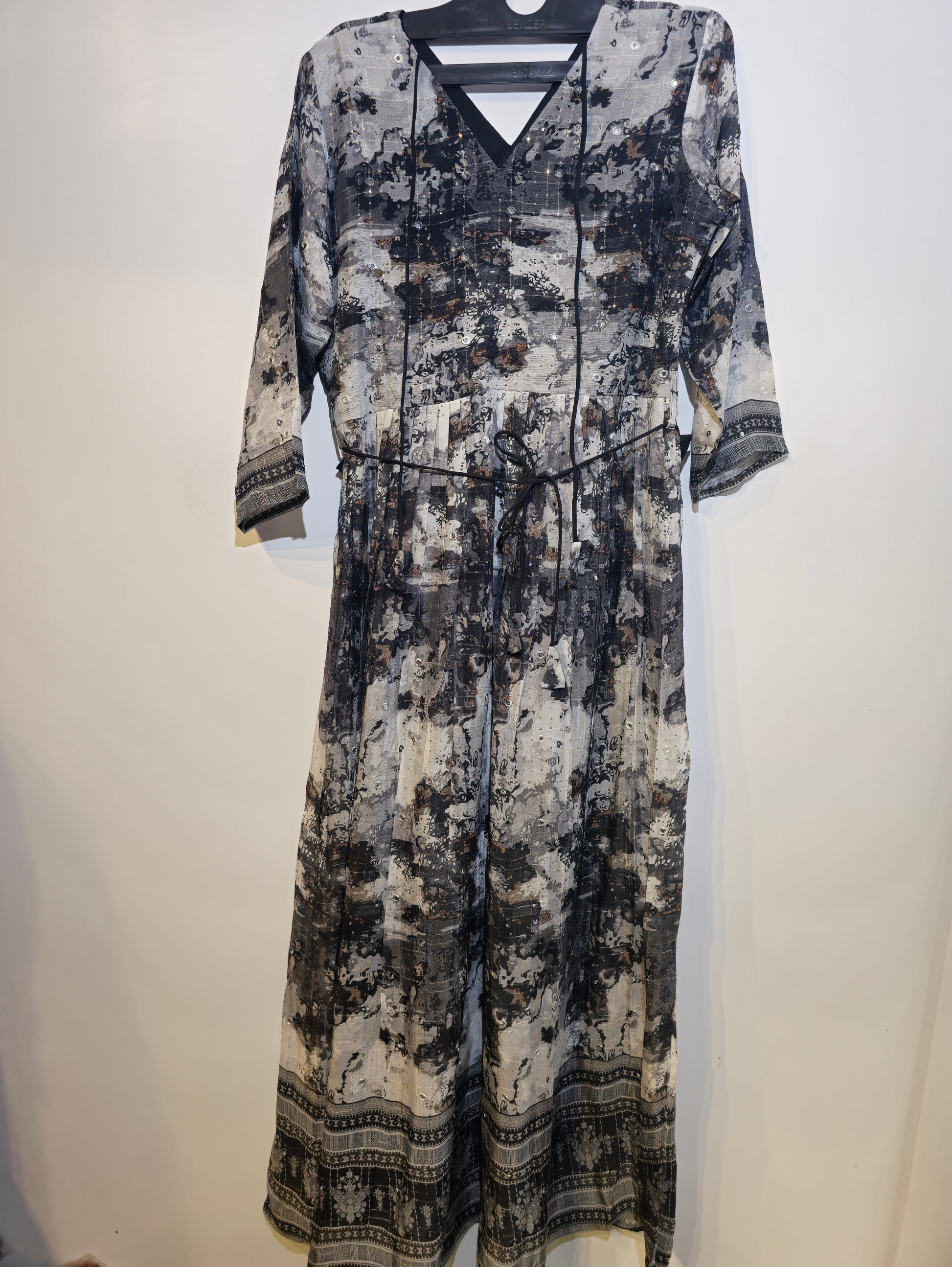 Designer Crepe Gown