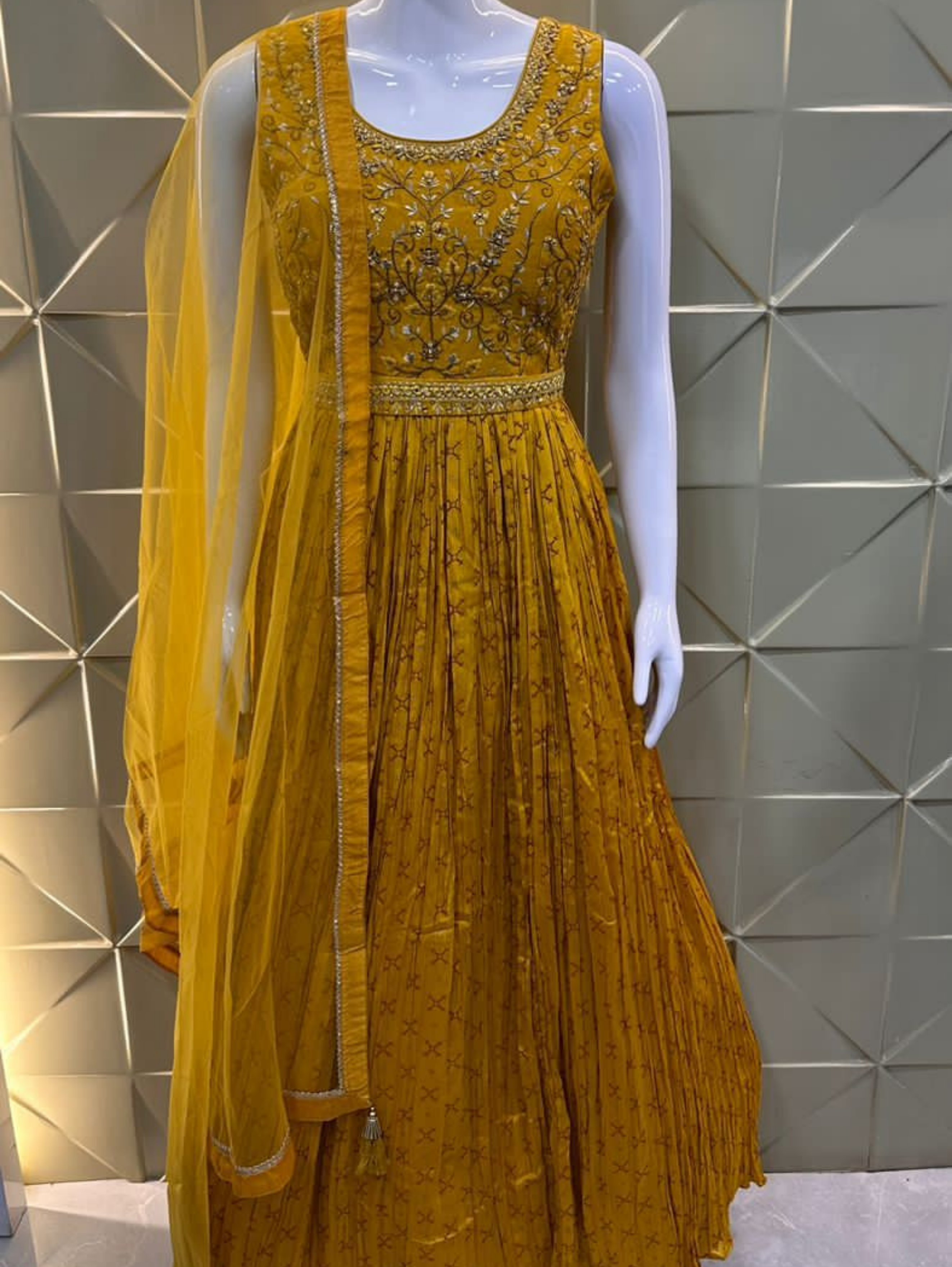 Image of Georgette Traditional 3 Piece