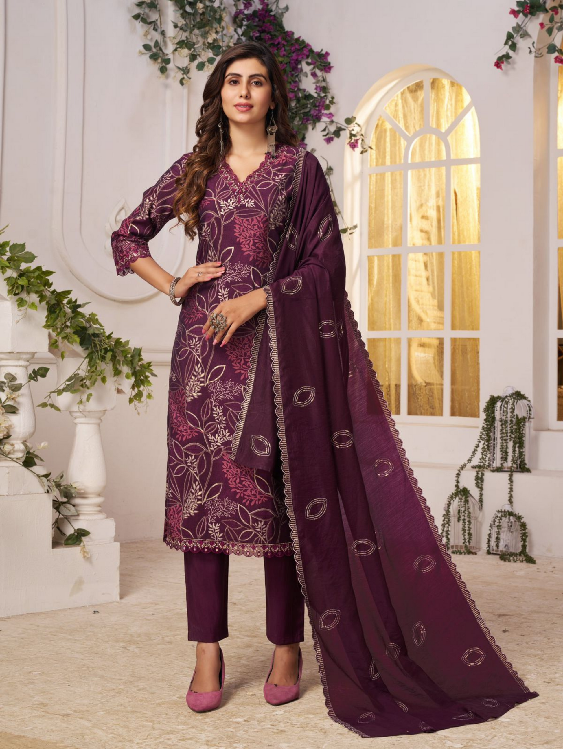 Premium Designer Traditional Kurti Set