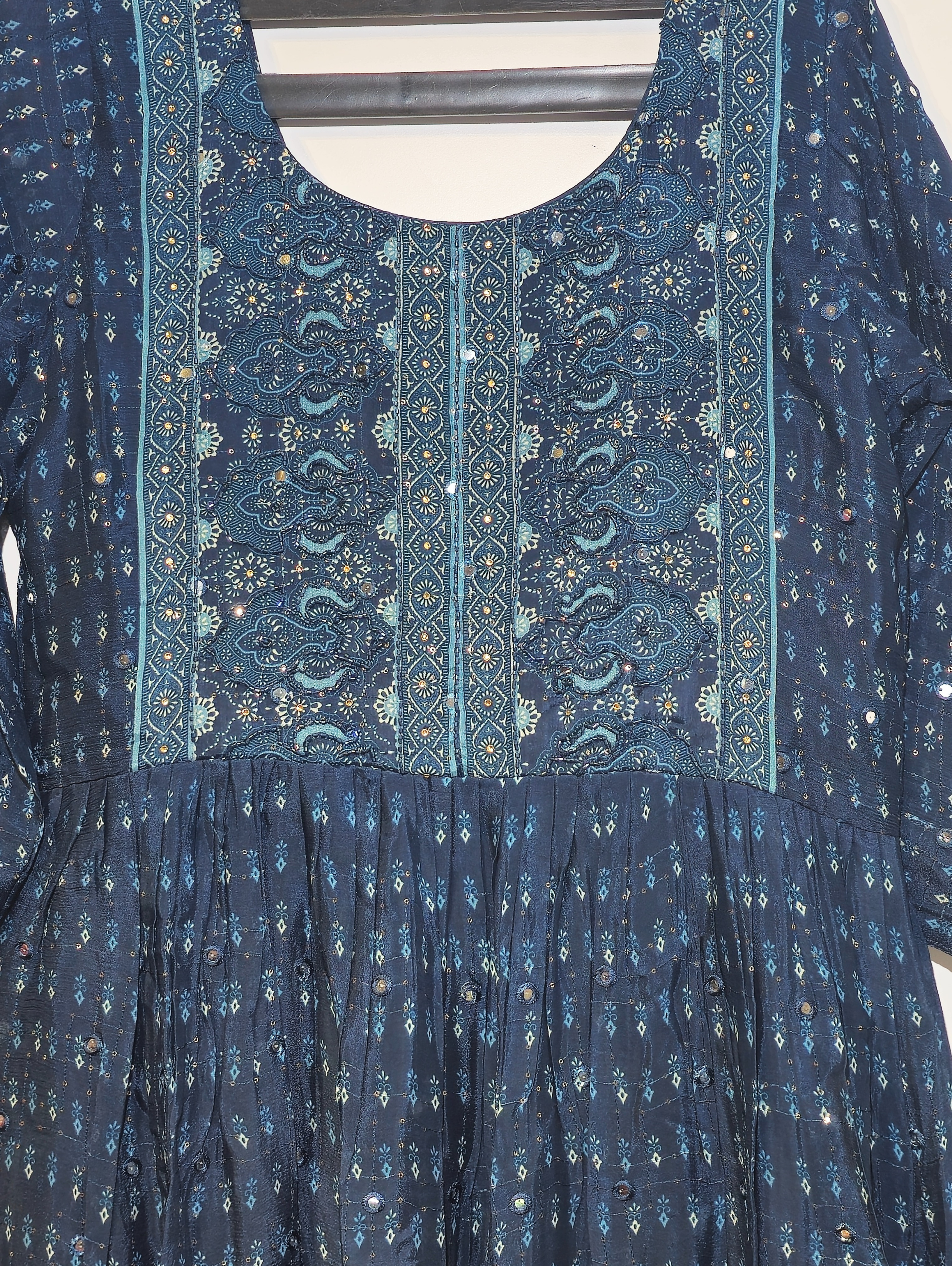 Image of Designer Crepe Gown