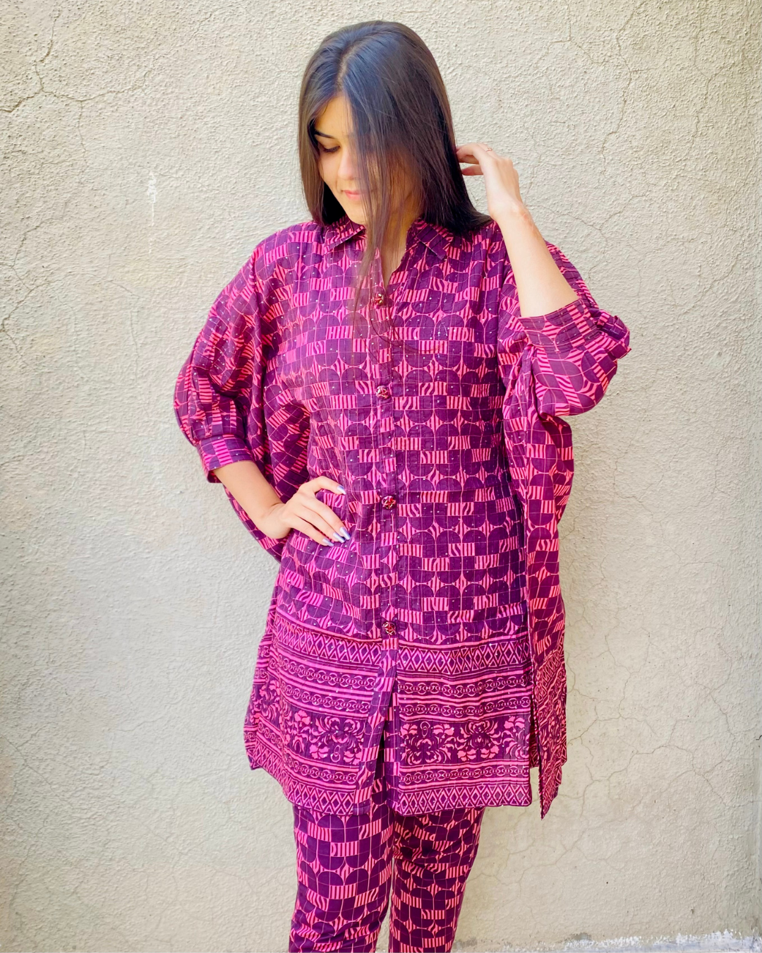 Kaftan Style Coord -Set - 2 Piece