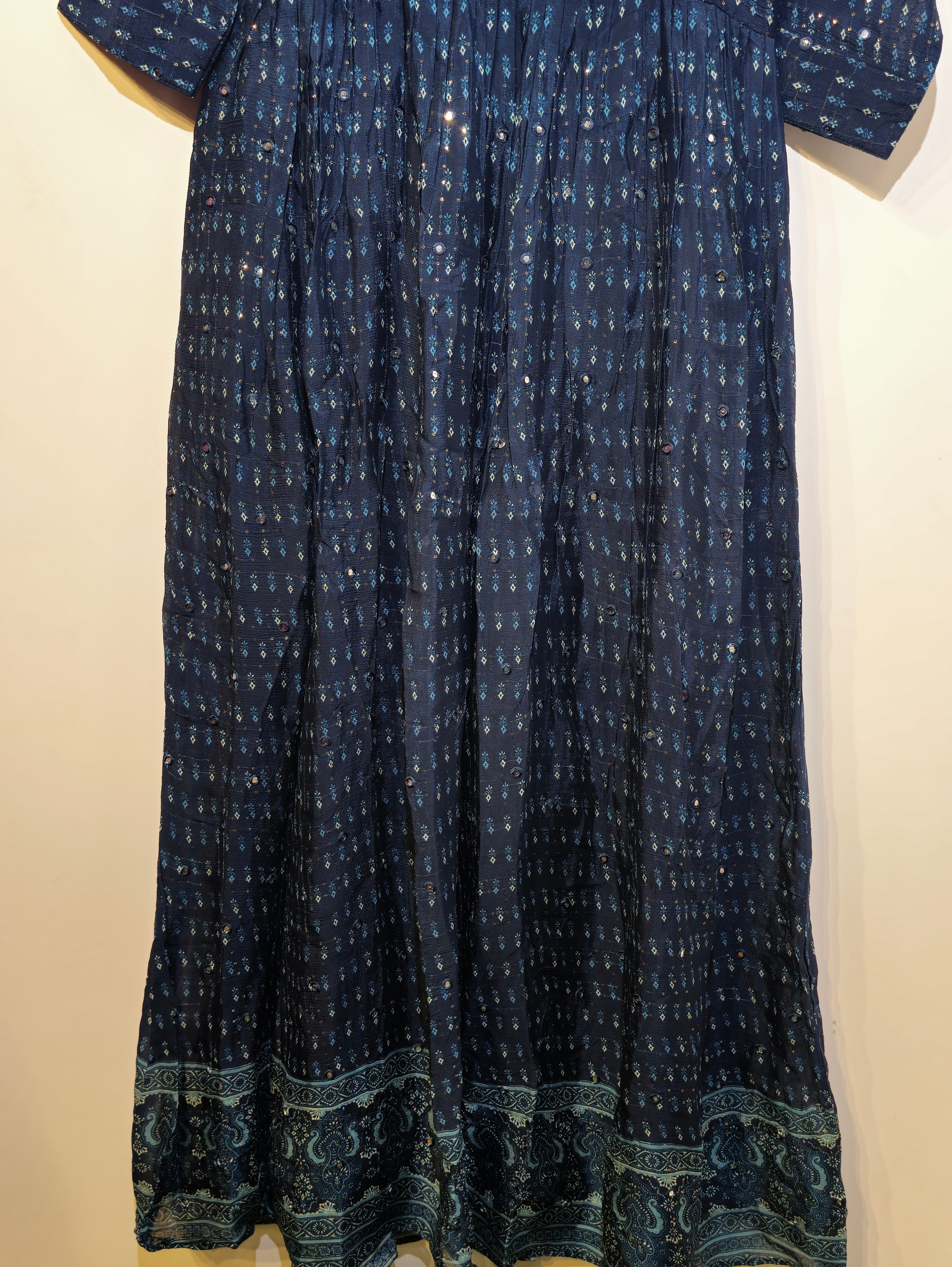 Image of Designer Crepe Gown