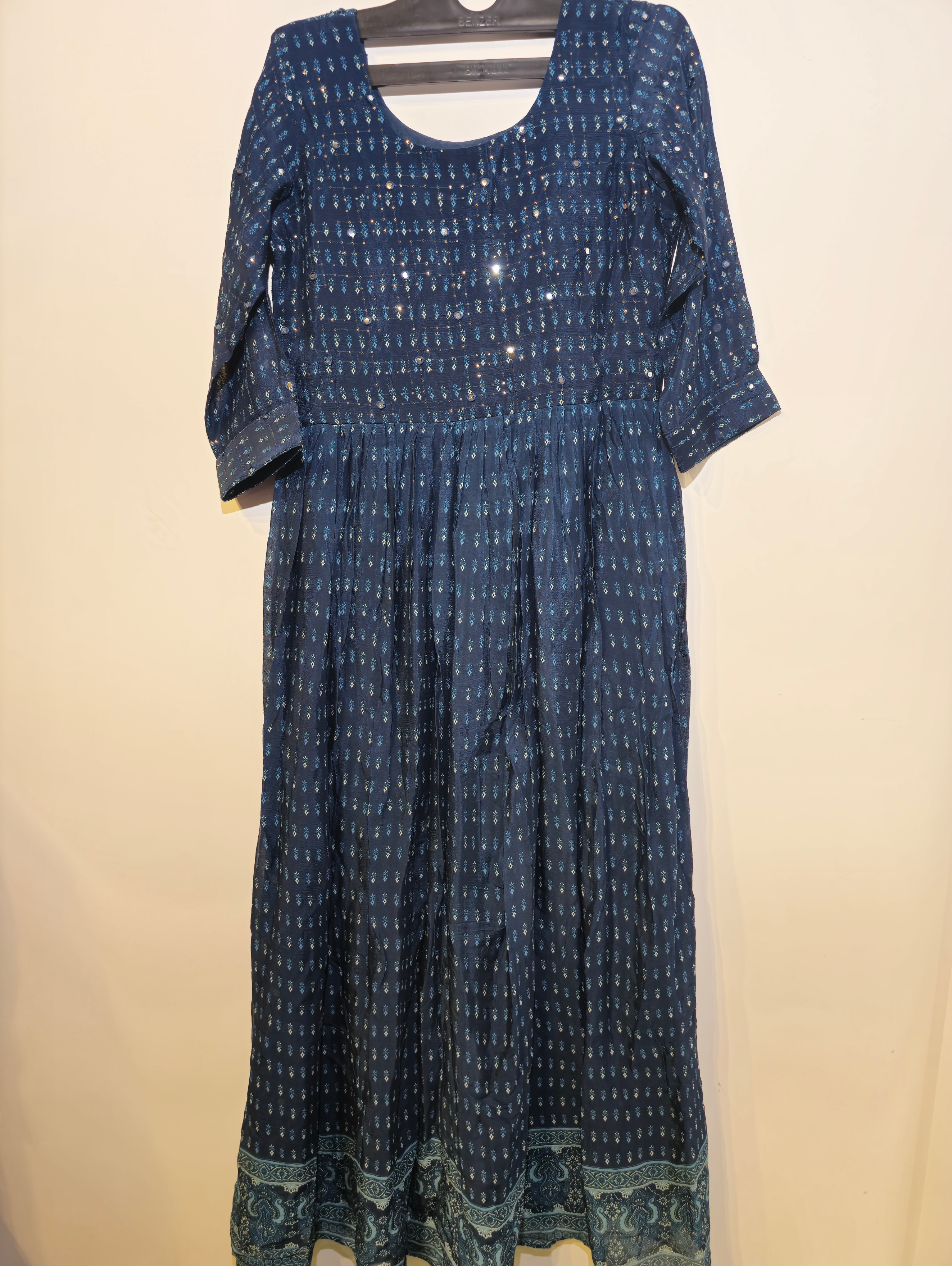Image of Designer Crepe Gown