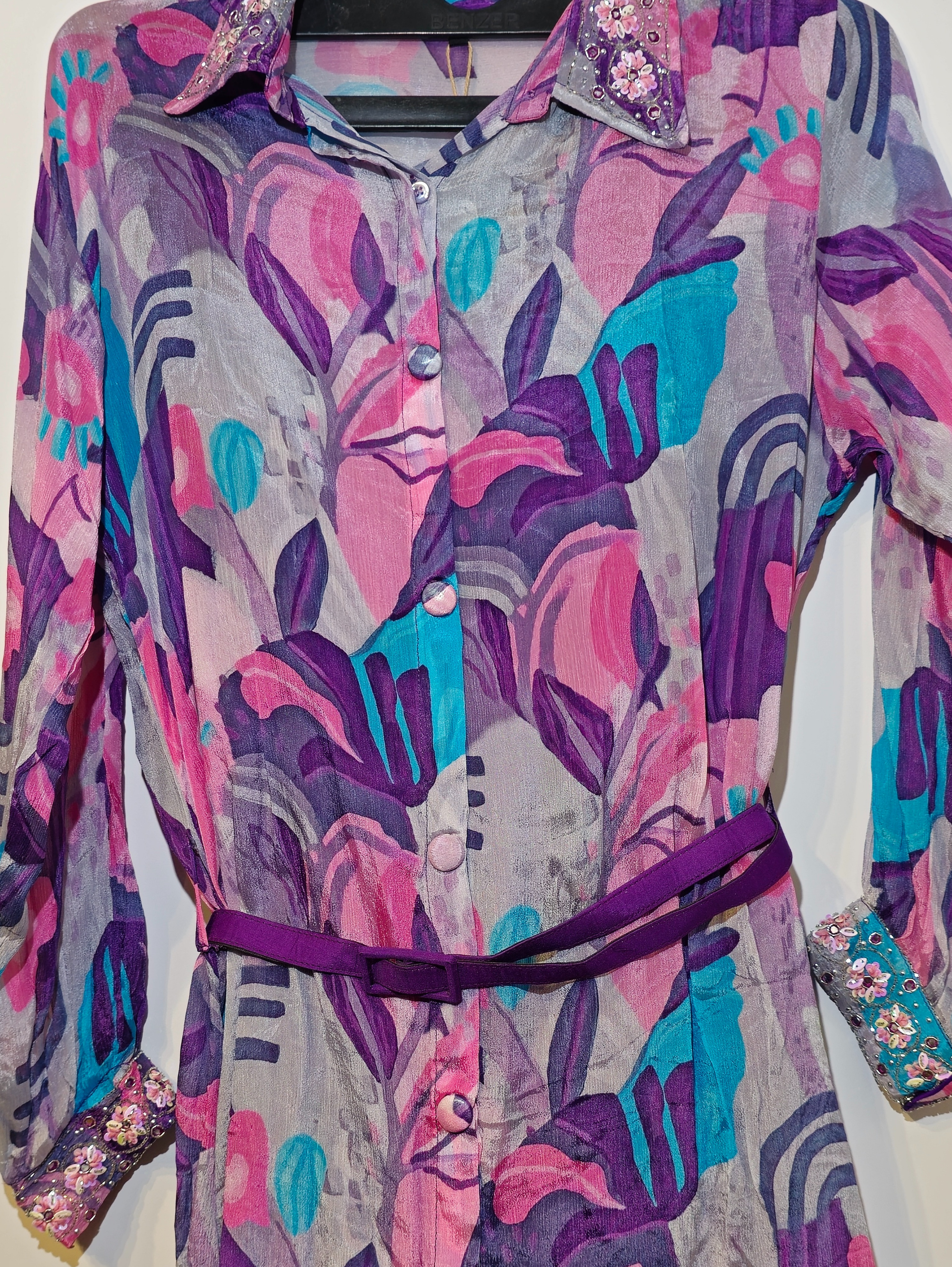 Image of Designer Muslin Coord Set