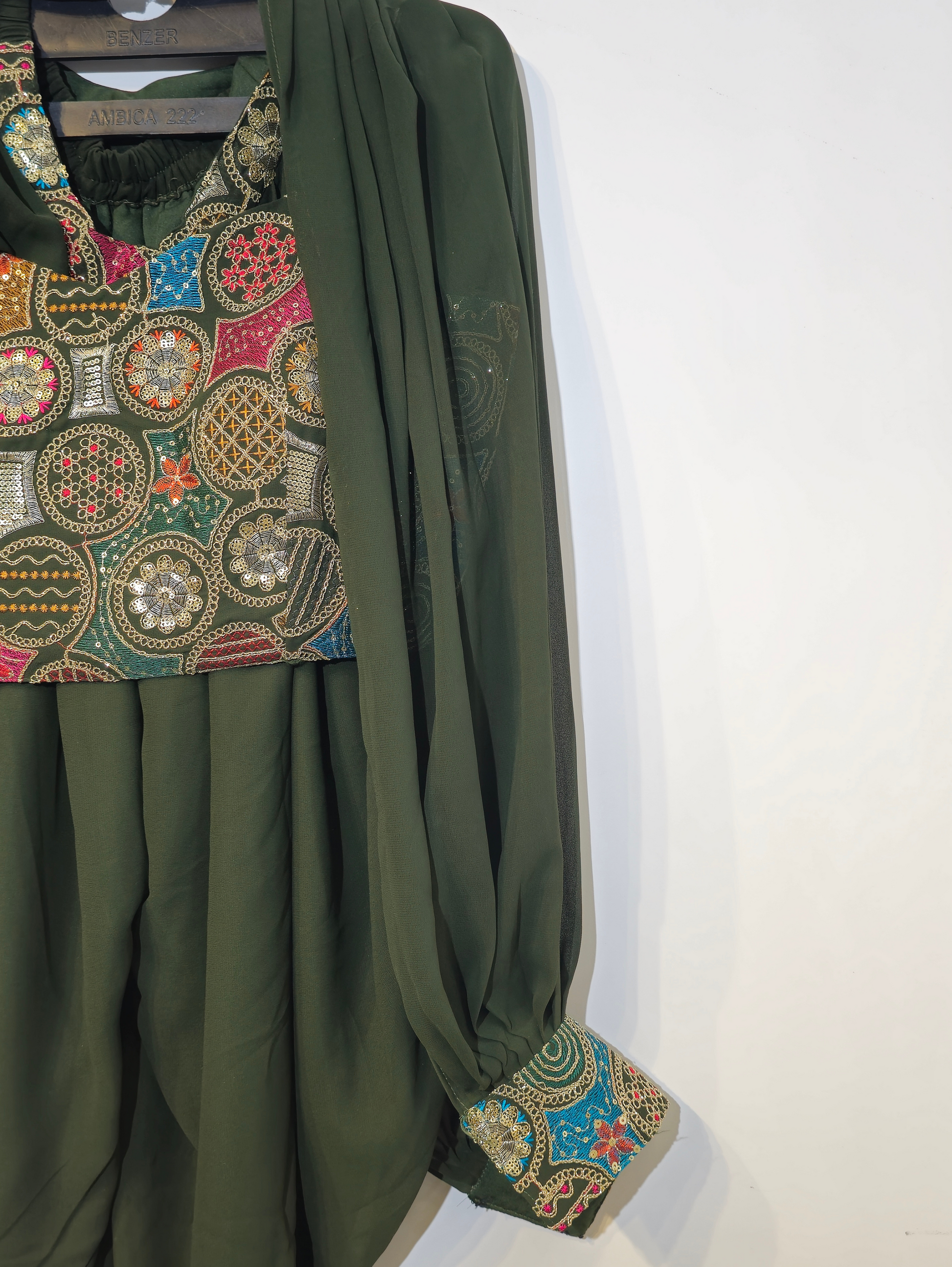 Dhoti Style Georgette Traditional 3 Piece