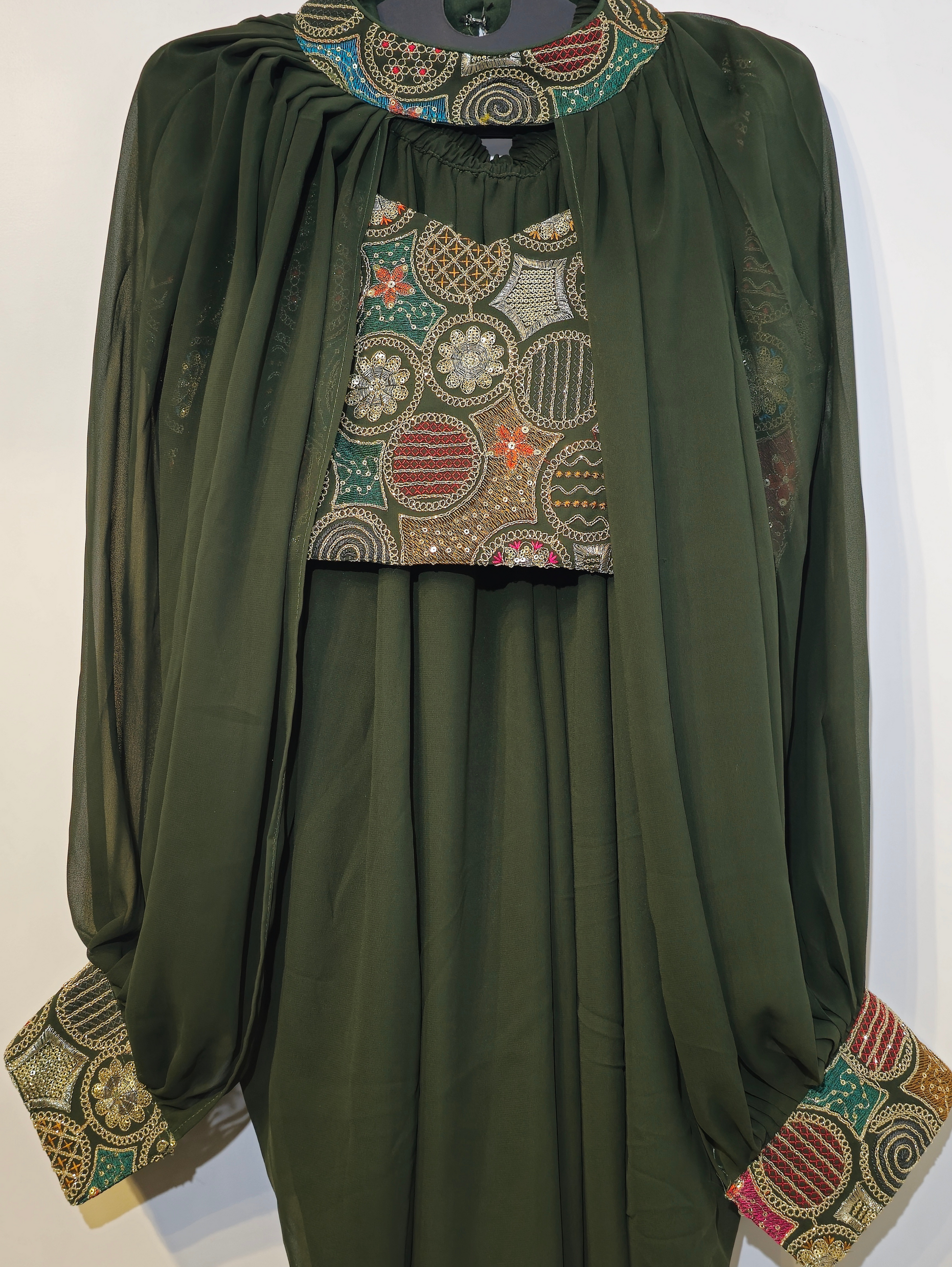 Dhoti Style Georgette Traditional 3 Piece