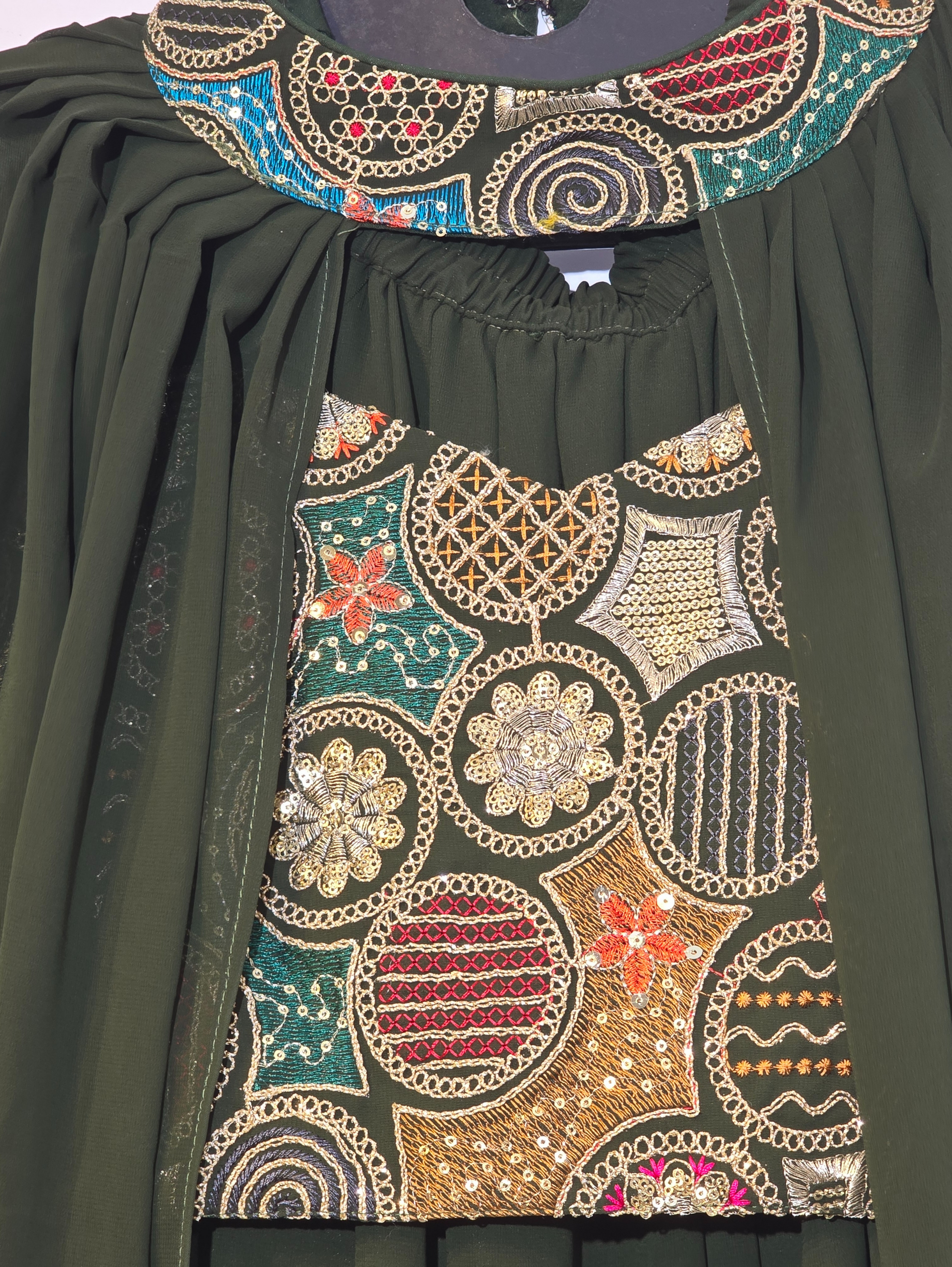 Dhoti Style Georgette Traditional 3 Piece