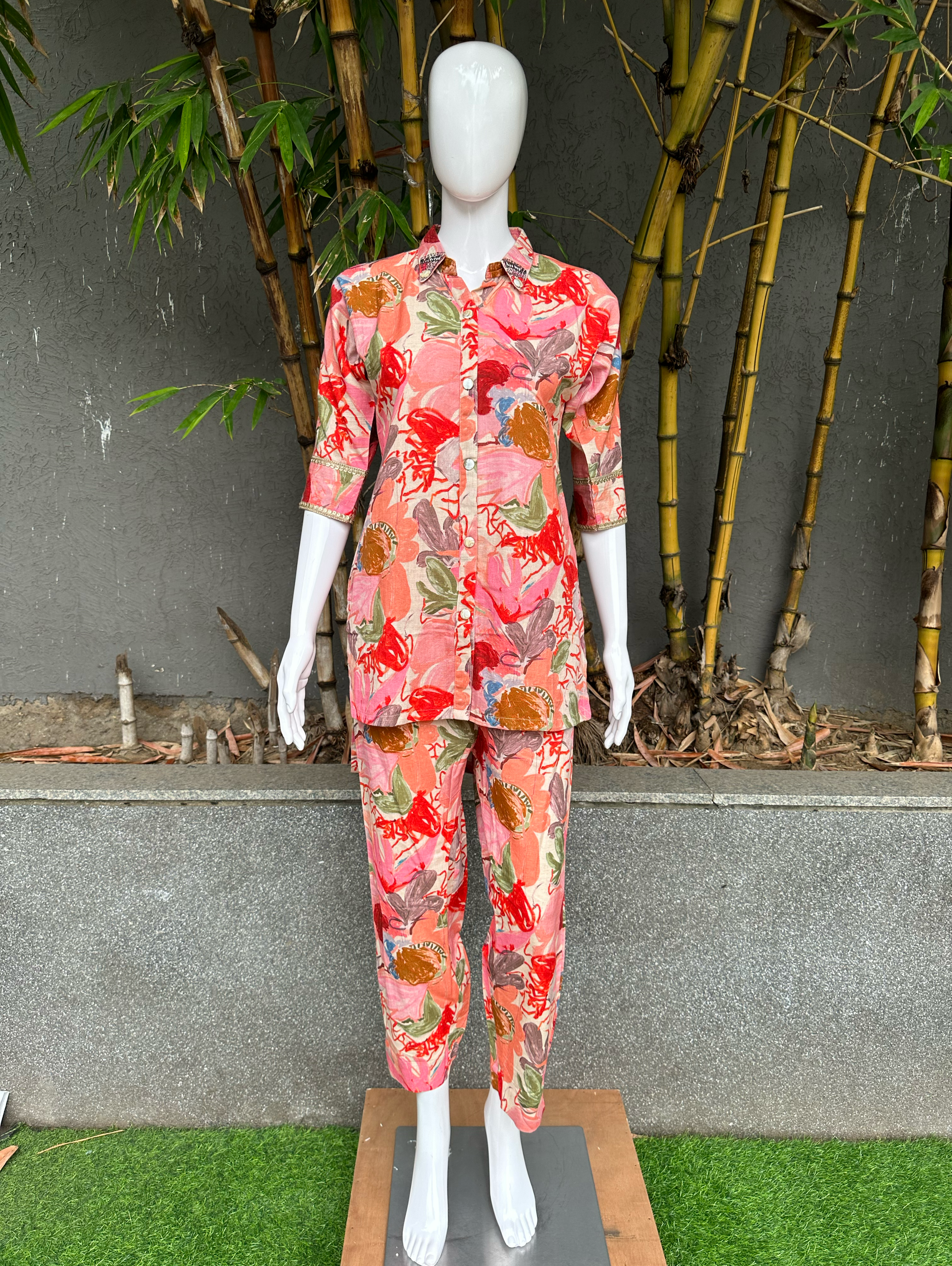 Linen Cotton with Accessories Coords