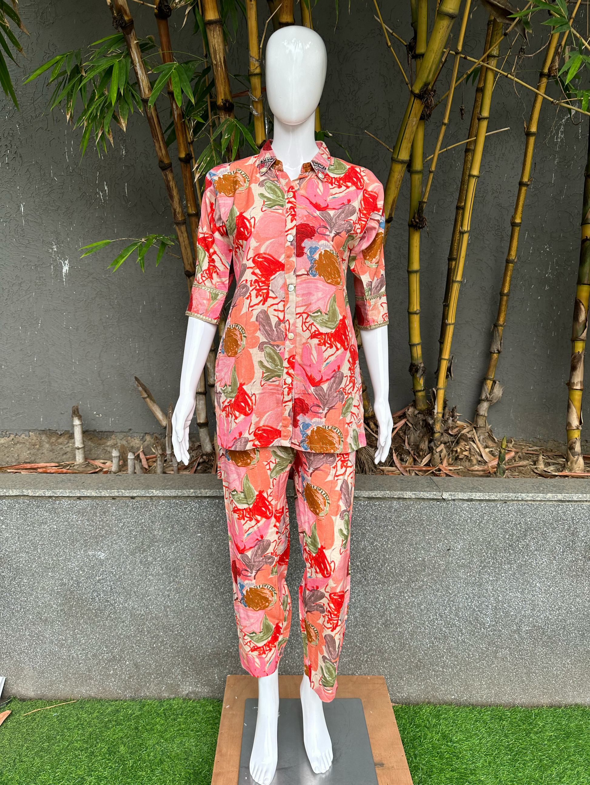 Linen Cotton with Accessories Coords