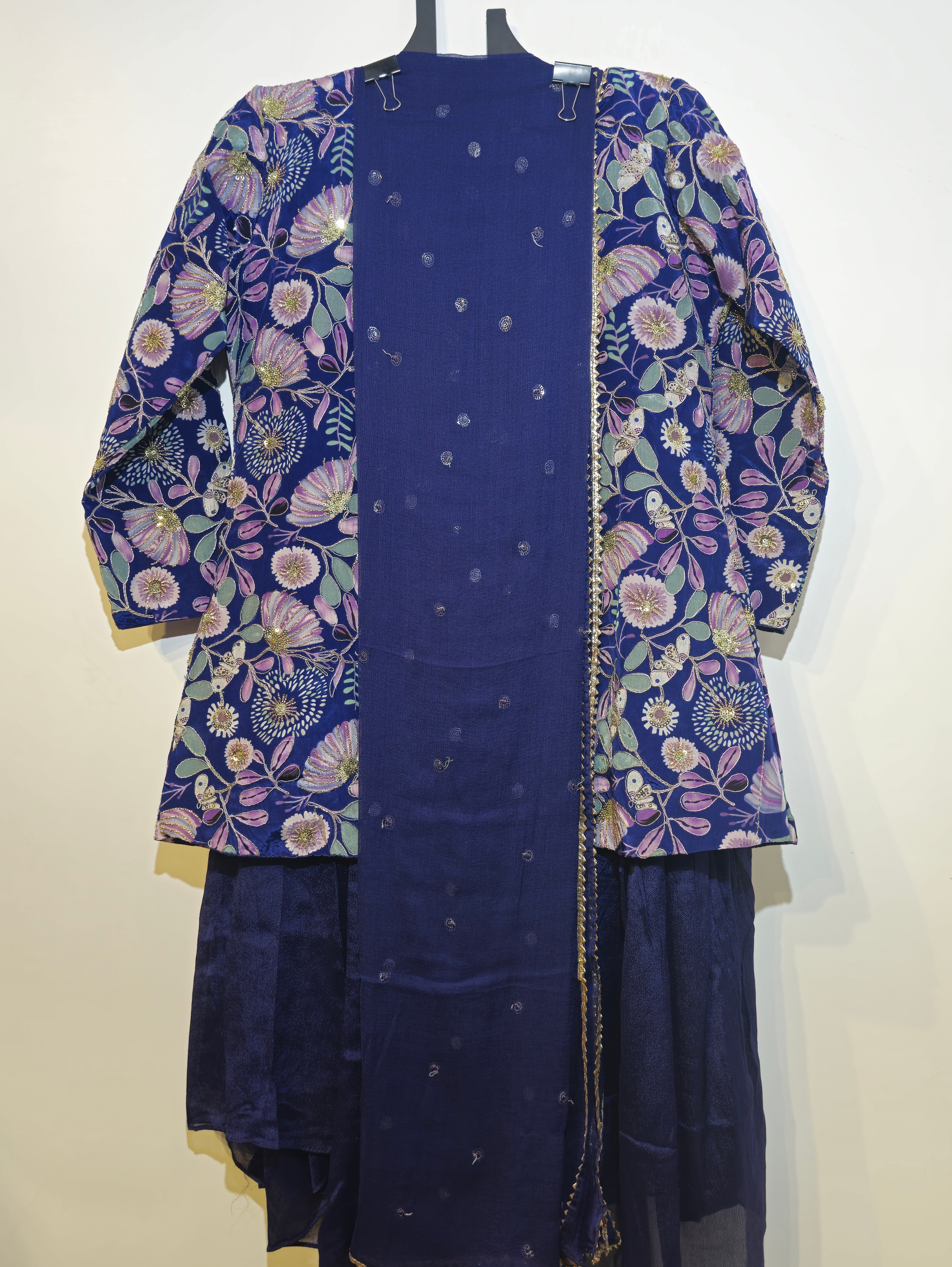 Image of Designer Georgette Set with work - 2 Piece