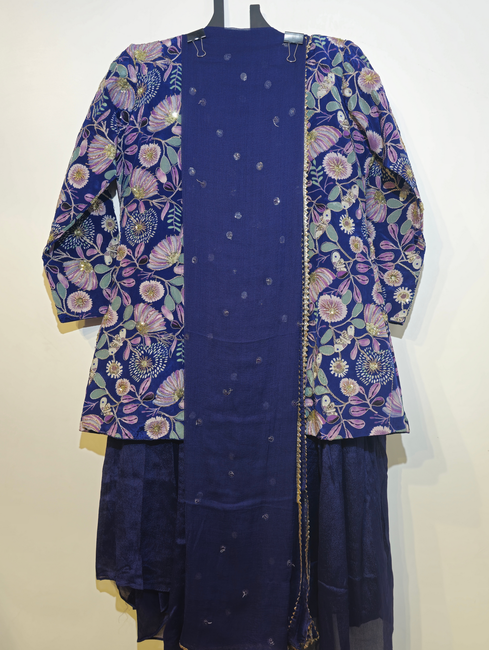 Designer Georgette Set with work - 2 Piece