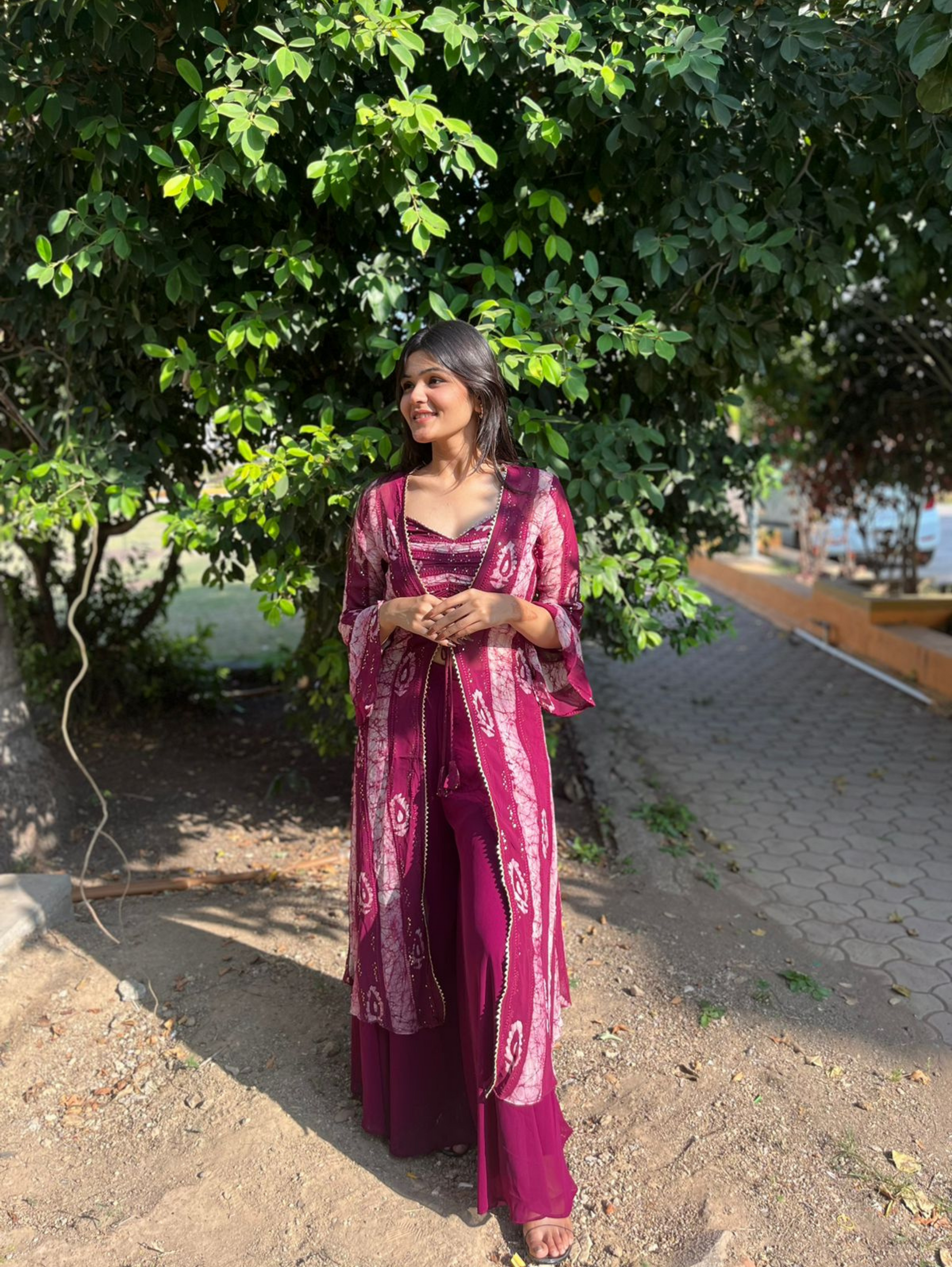 Georgette Traditional 3 Piece