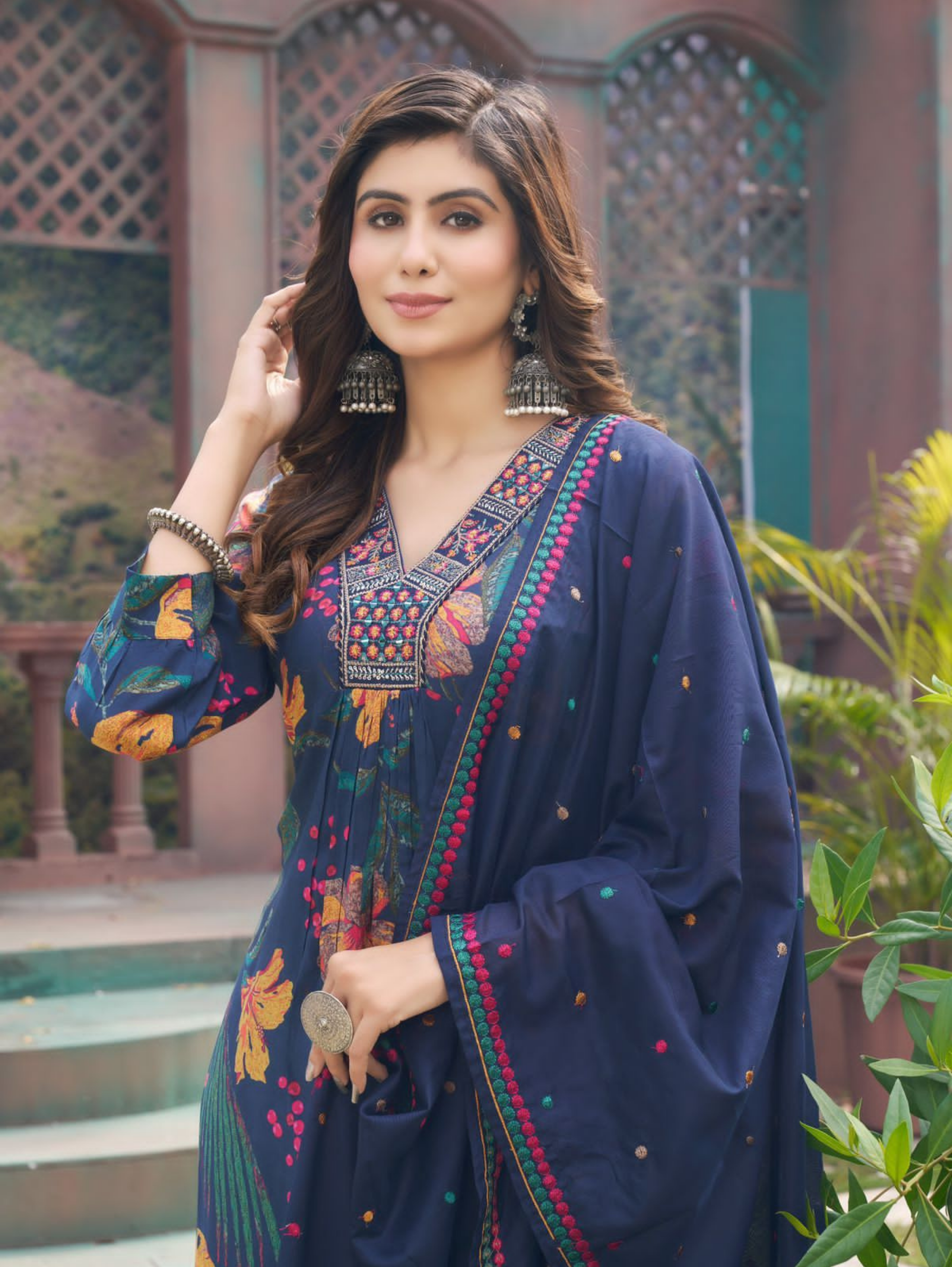 Premium Designer Traditional Kurti Set