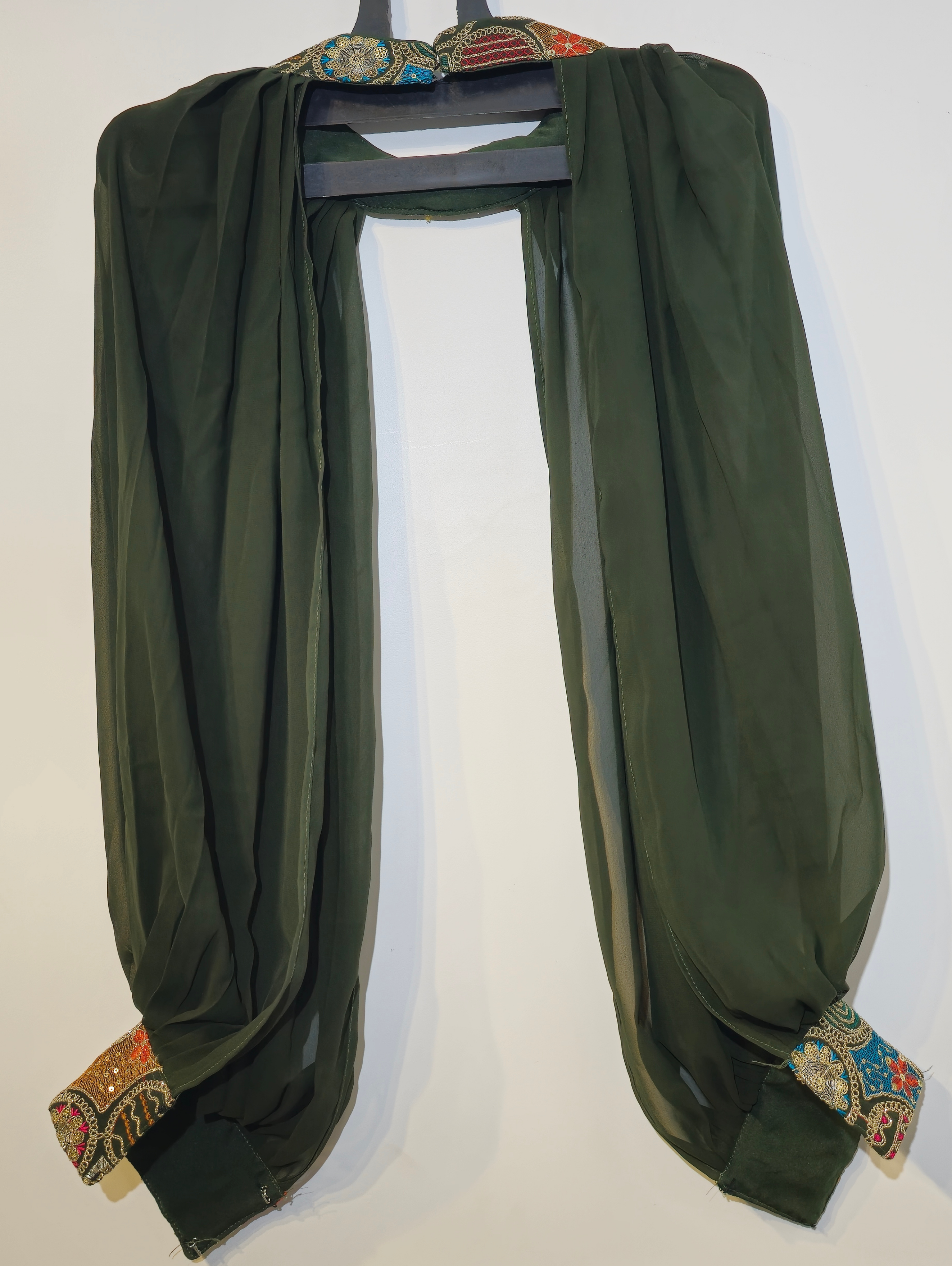 Image of Dhoti Style Georgette Traditional 3 Piece