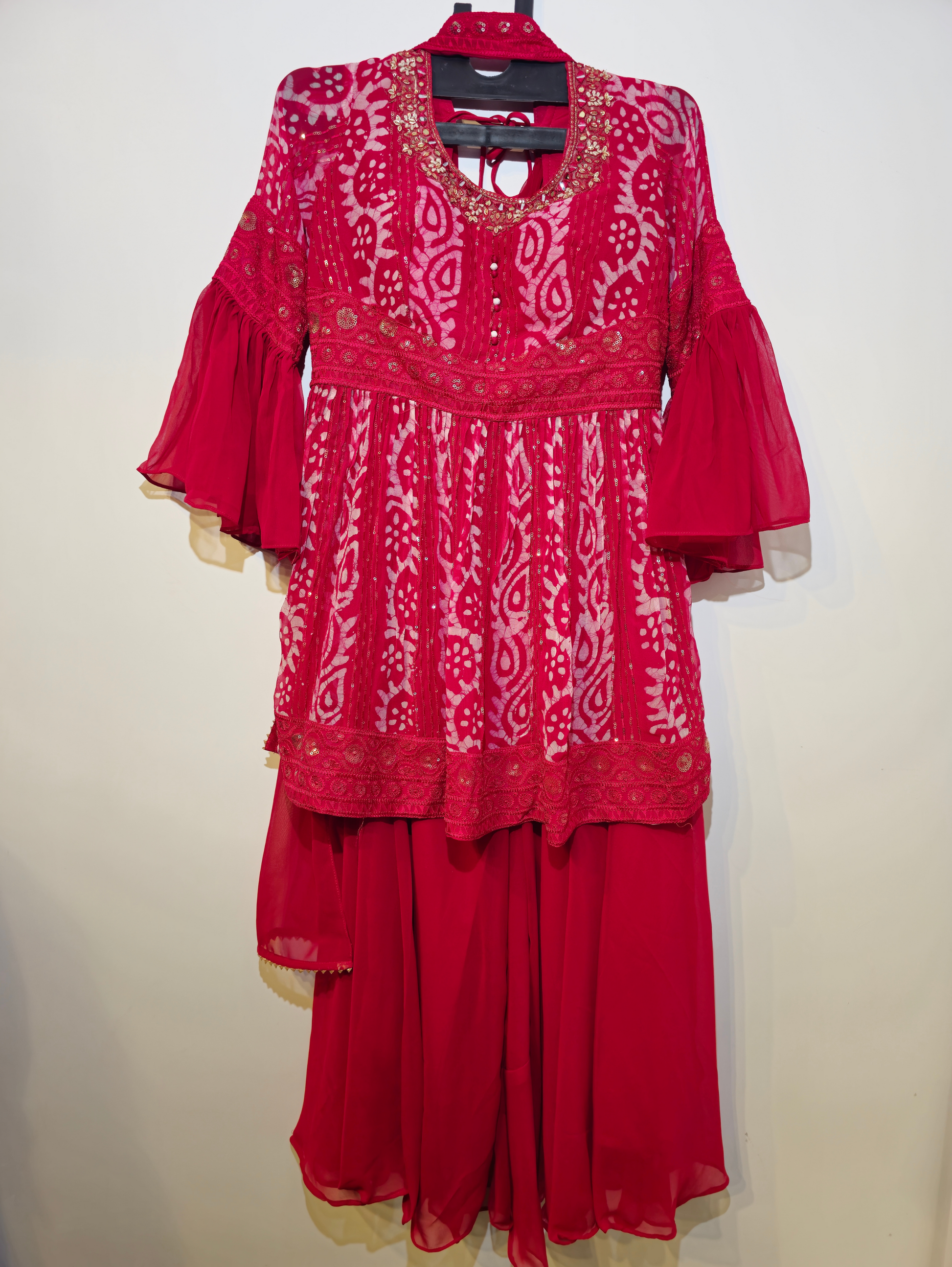 Designer Georgette Set with work - 2 Piece