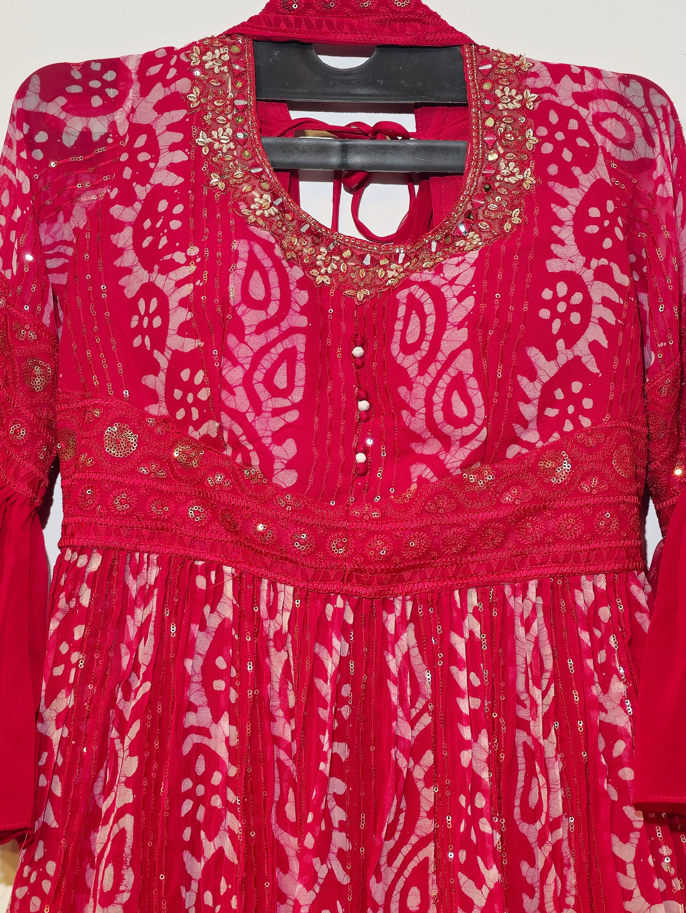 Image of Designer Georgette Set with work - 2 Piece