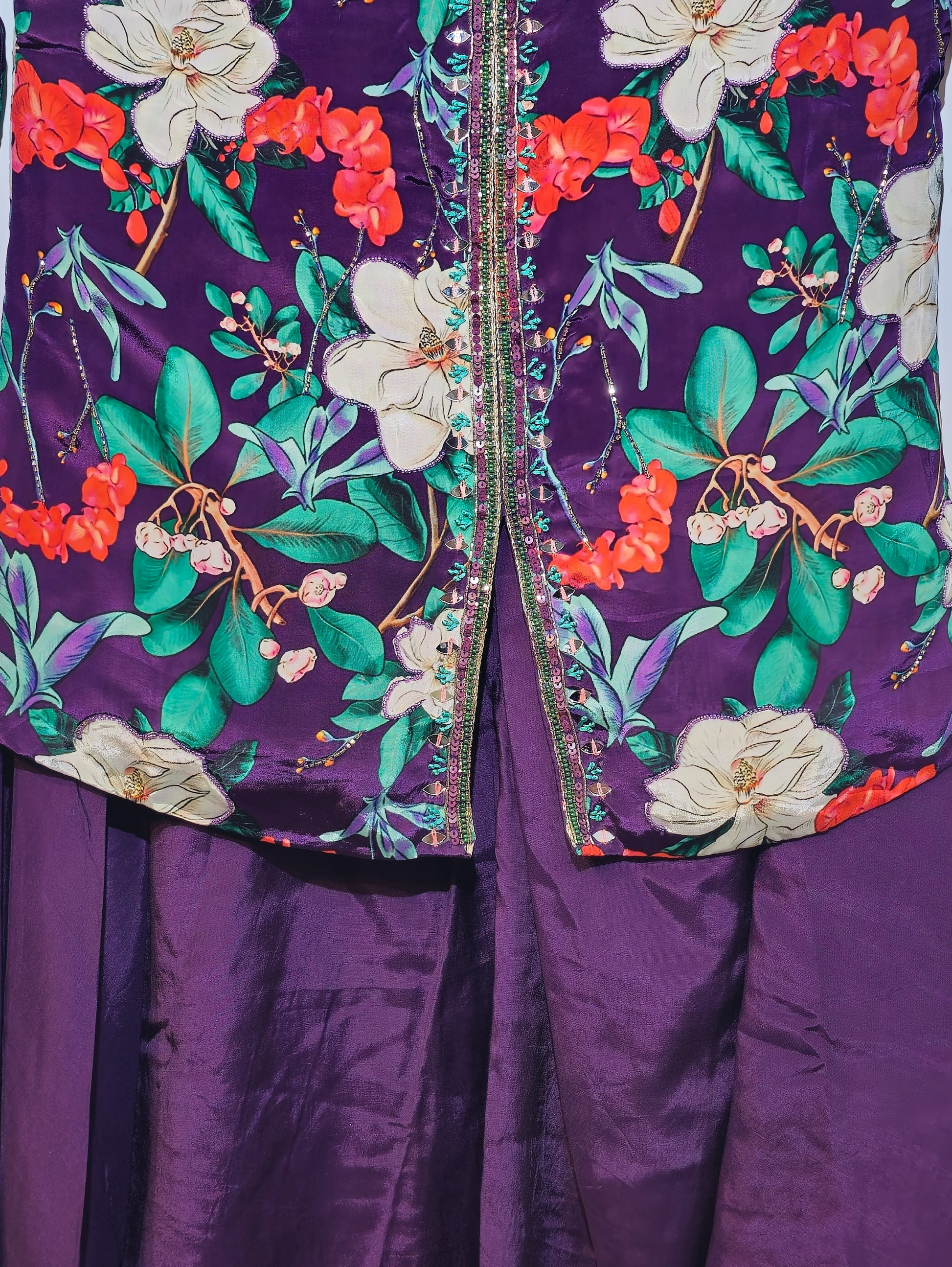 Designer Georgette Set with work - 3 Piece